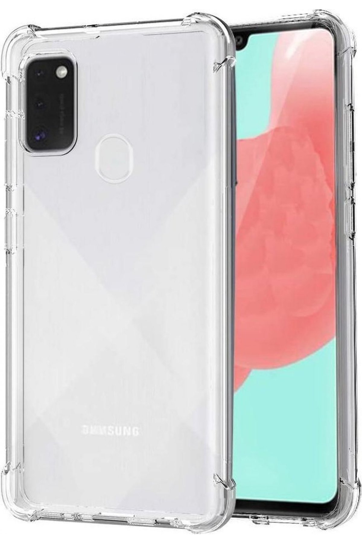 Newface Samsung Galaxy M21 Kılıf Nano içi Kadife Silikon - Turkuaz