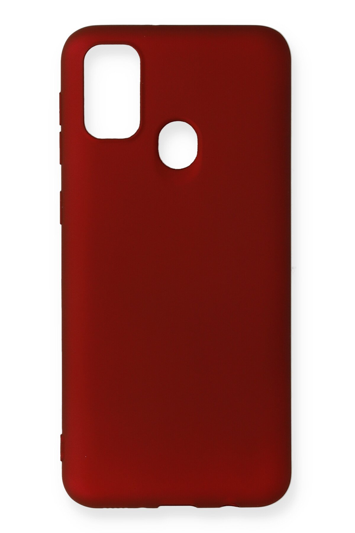 Newface Samsung Galaxy M21 Kılıf Nano içi Kadife Silikon - Sarı