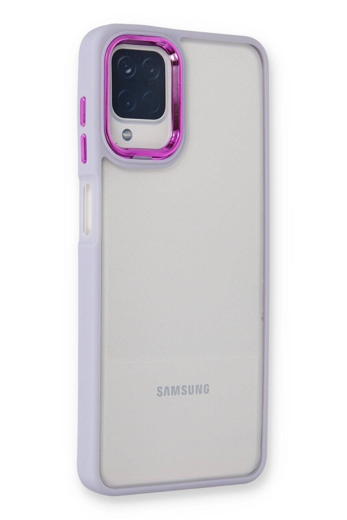 Newface Samsung Galaxy M22 Kılıf Nano içi Kadife Silikon - Kırmızı