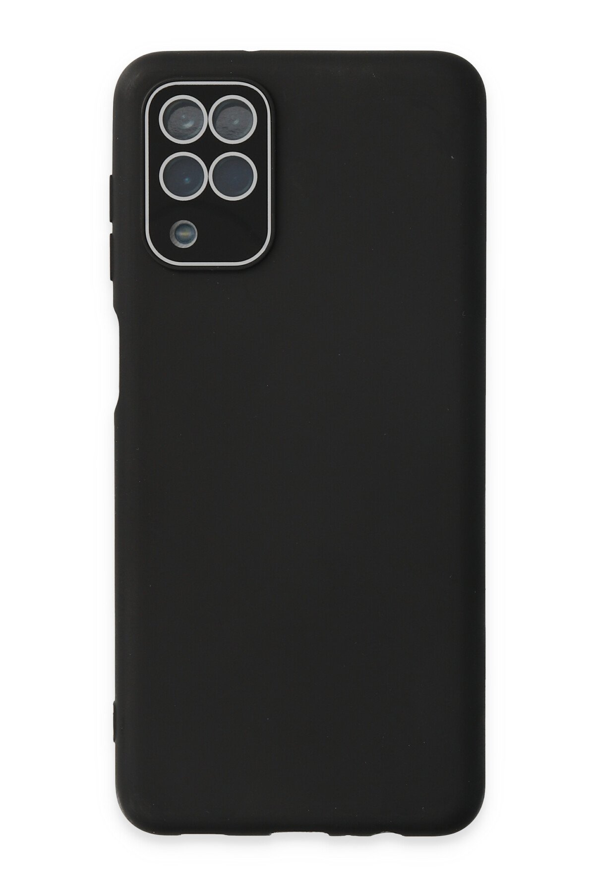 Newface Samsung Galaxy M22 Kılıf Lansman Glass Kapak - Kırmızı