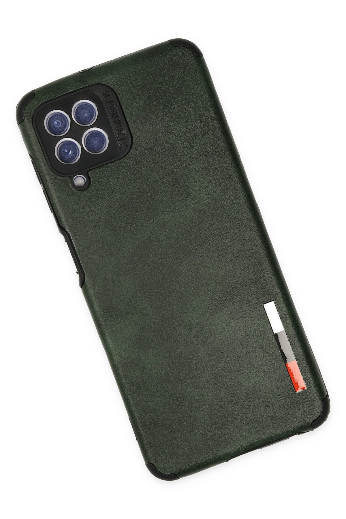 Newface Samsung Galaxy M22 Kılıf Pars Lens Yüzüklü Silikon - Gold