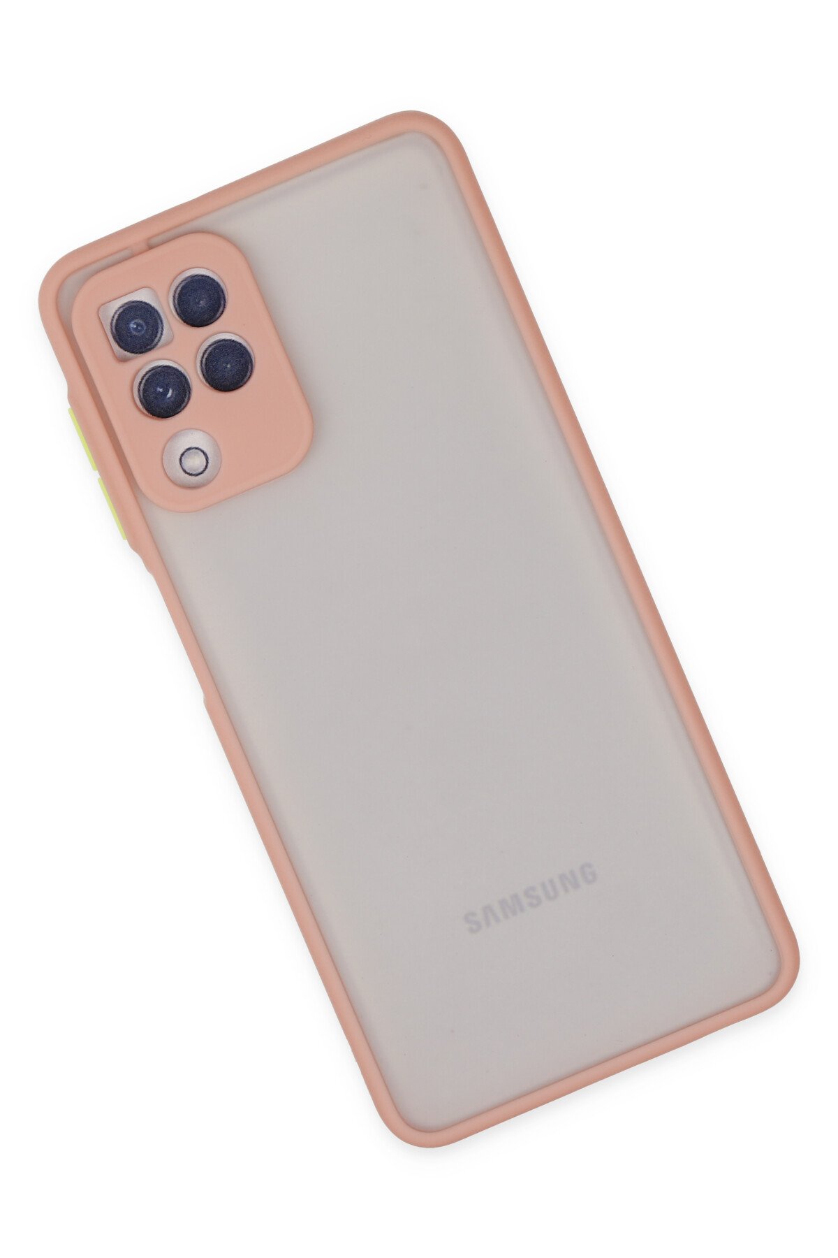 Newface Samsung Galaxy M22 Kılıf Montreal Silikon Kapak - Gri