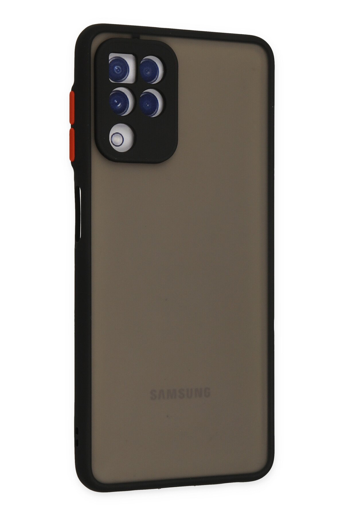 Newface Samsung Galaxy M22 Kılıf Sofya Yüzüklü Silikon Kapak - Yeşil