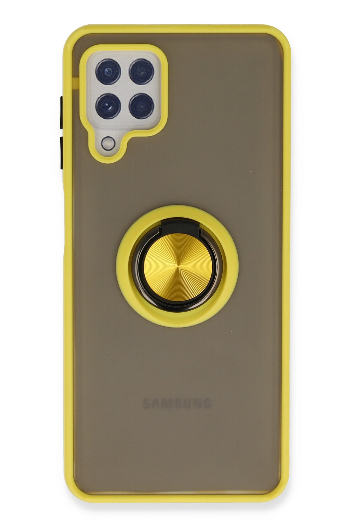 Newface Samsung Galaxy M22 Kılıf Loop Deri Silikon - Kırmızı