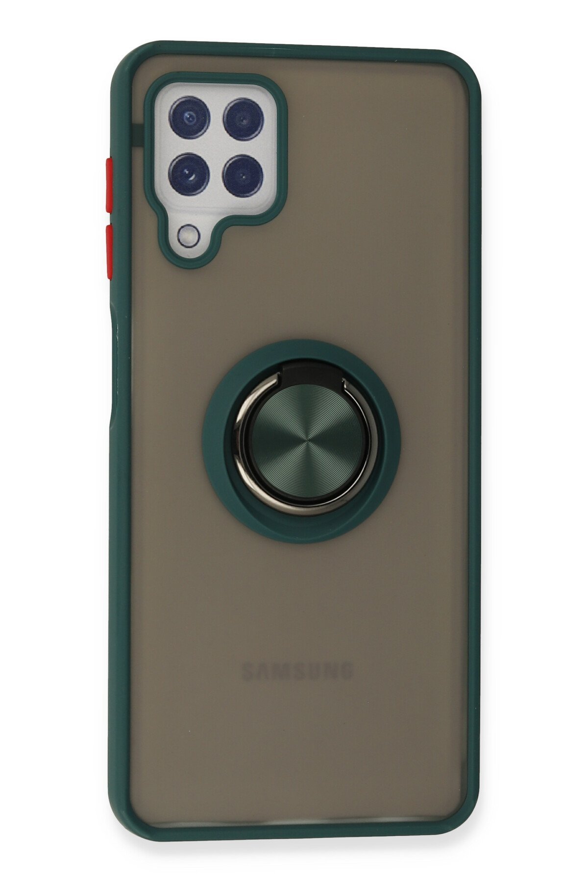 Newface Samsung Galaxy M22 Kılıf Platin Kamera Koruma Silikon - Sarı