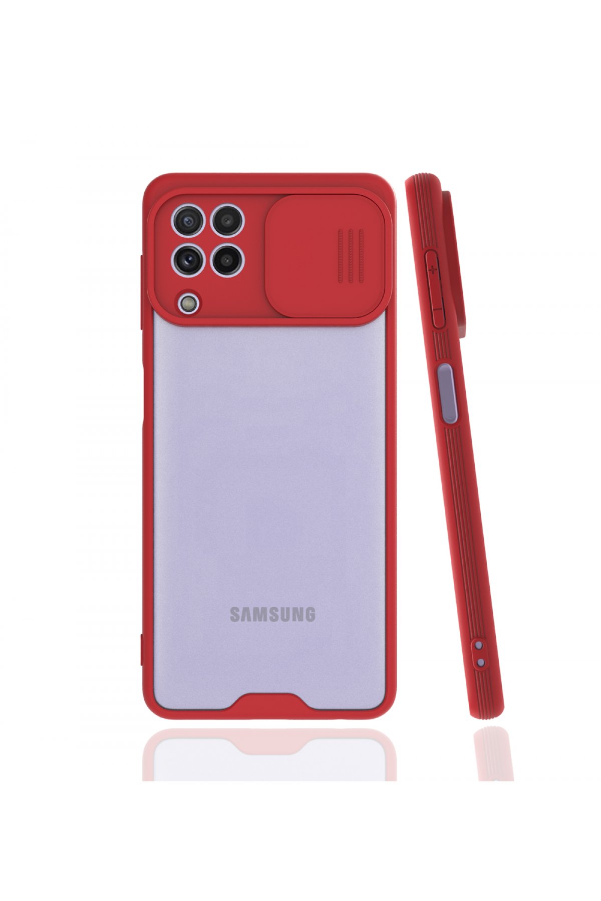 Newface Samsung Galaxy M22 Kılıf First Silikon - Siyah