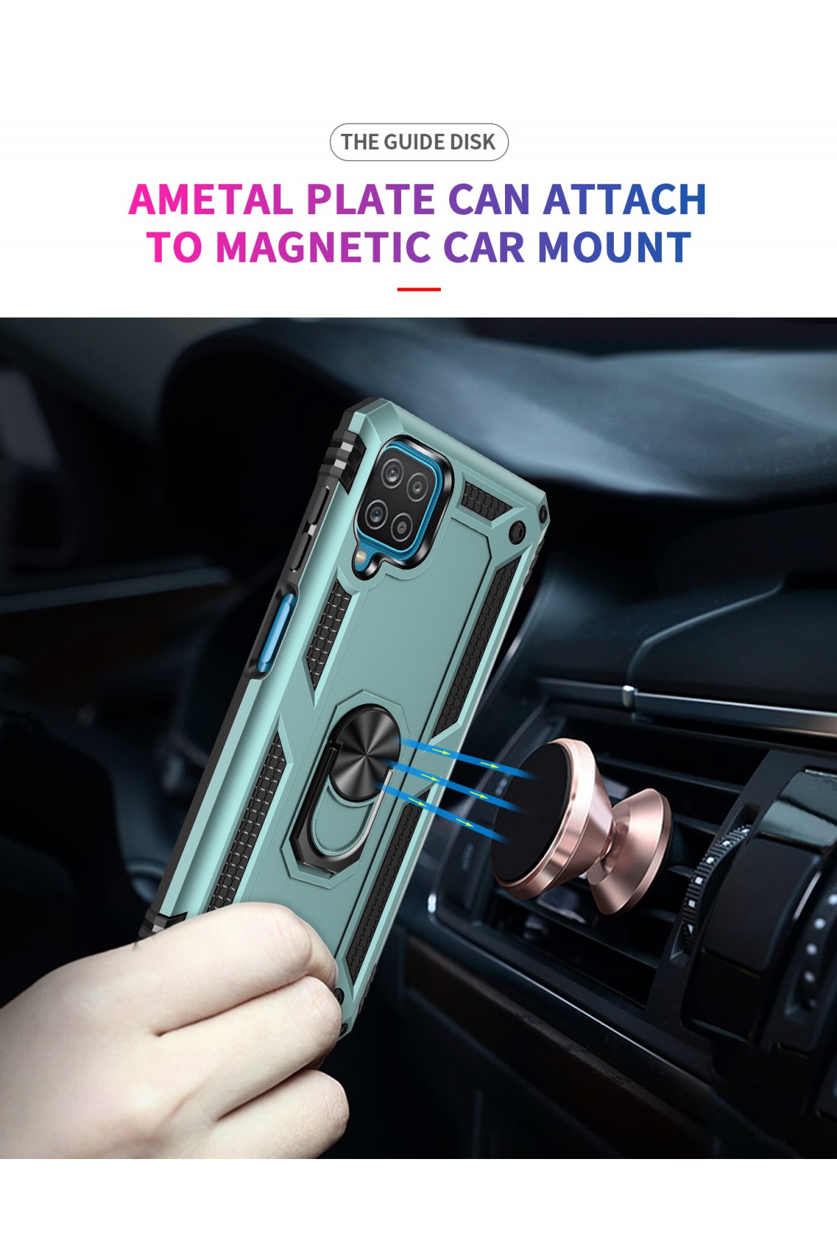 Newface Samsung Galaxy M22 Kılıf Auto Focus Karbon Kapak - Lacivert