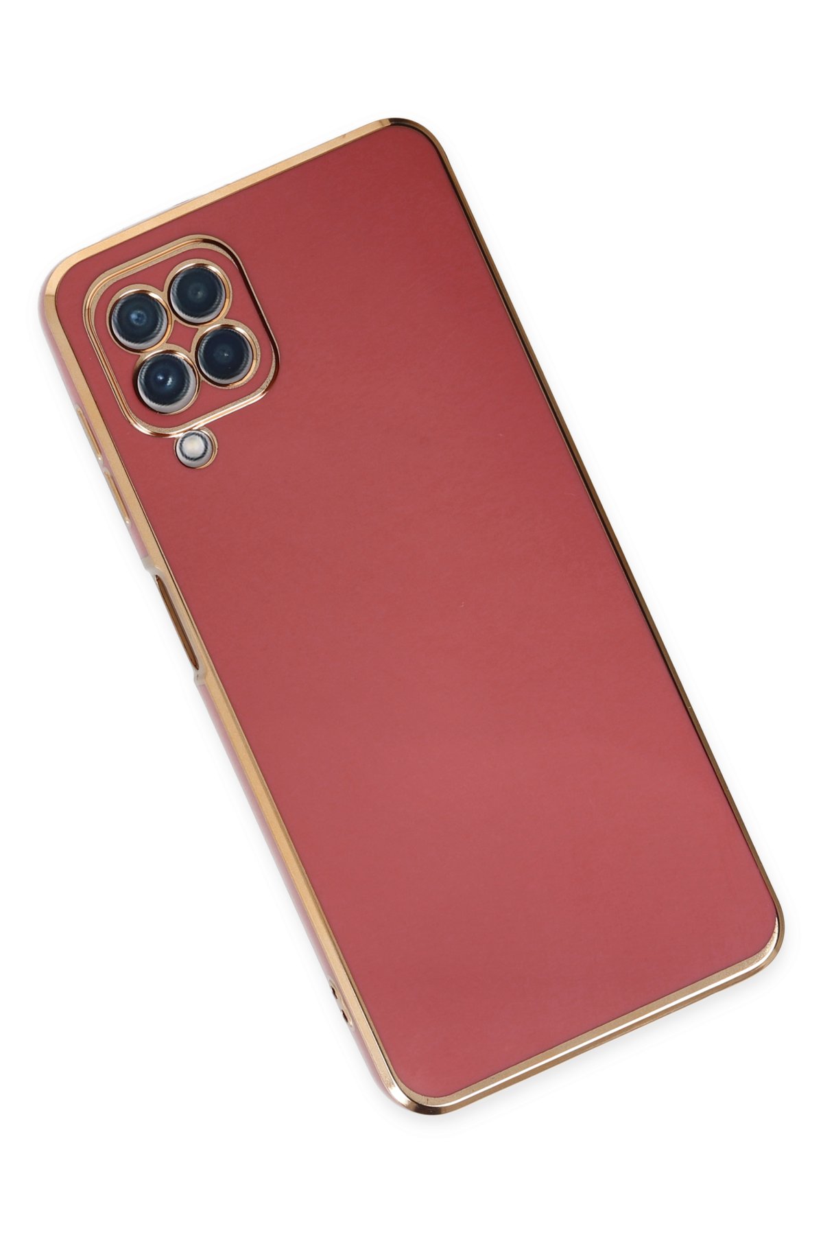 Newface Samsung Galaxy M22 Kılıf Montreal Silikon Kapak - Kırmızı