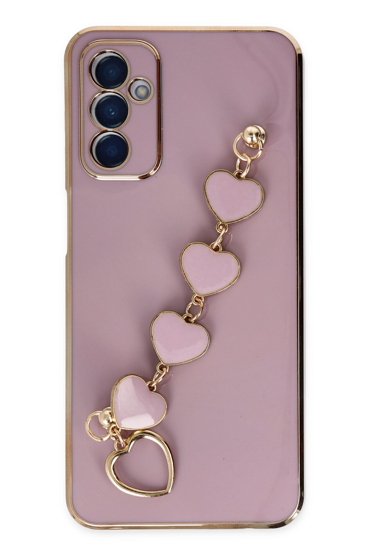 Newface Samsung Galaxy M23 Kılıf Volet Silikon - Mor