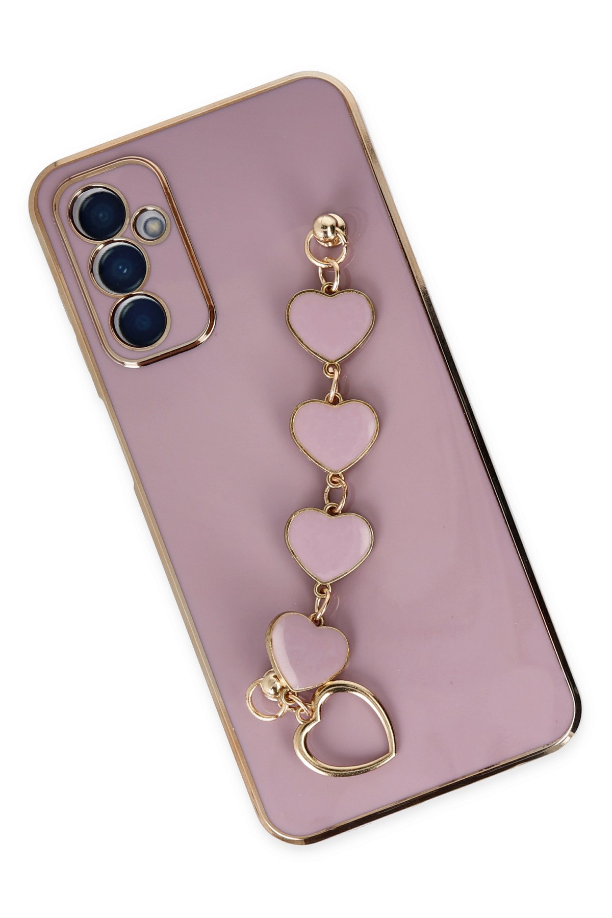 Newface Samsung Galaxy M23 Kılıf Volet Silikon - Mor