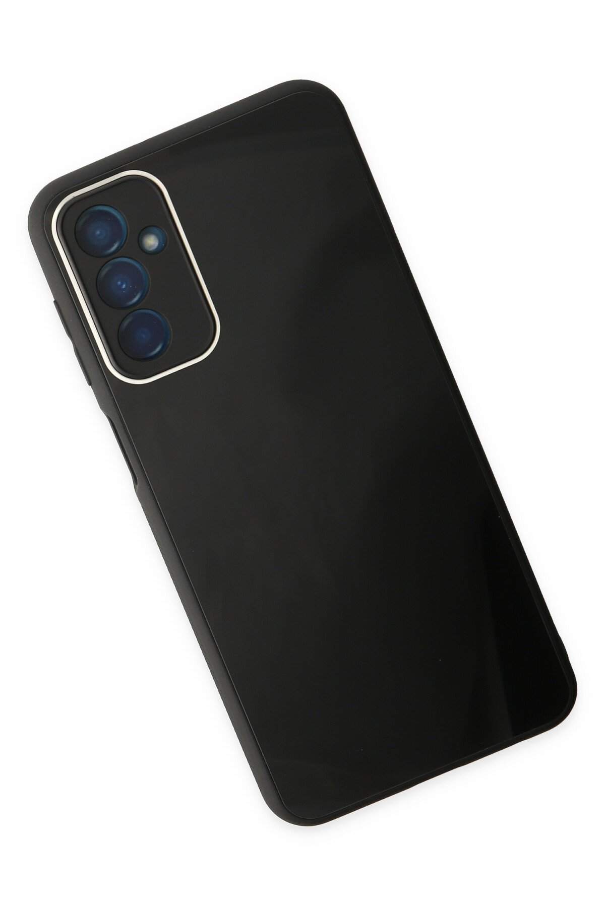 Newface Samsung Galaxy M23 Kılıf Nano içi Kadife Silikon - Turuncu