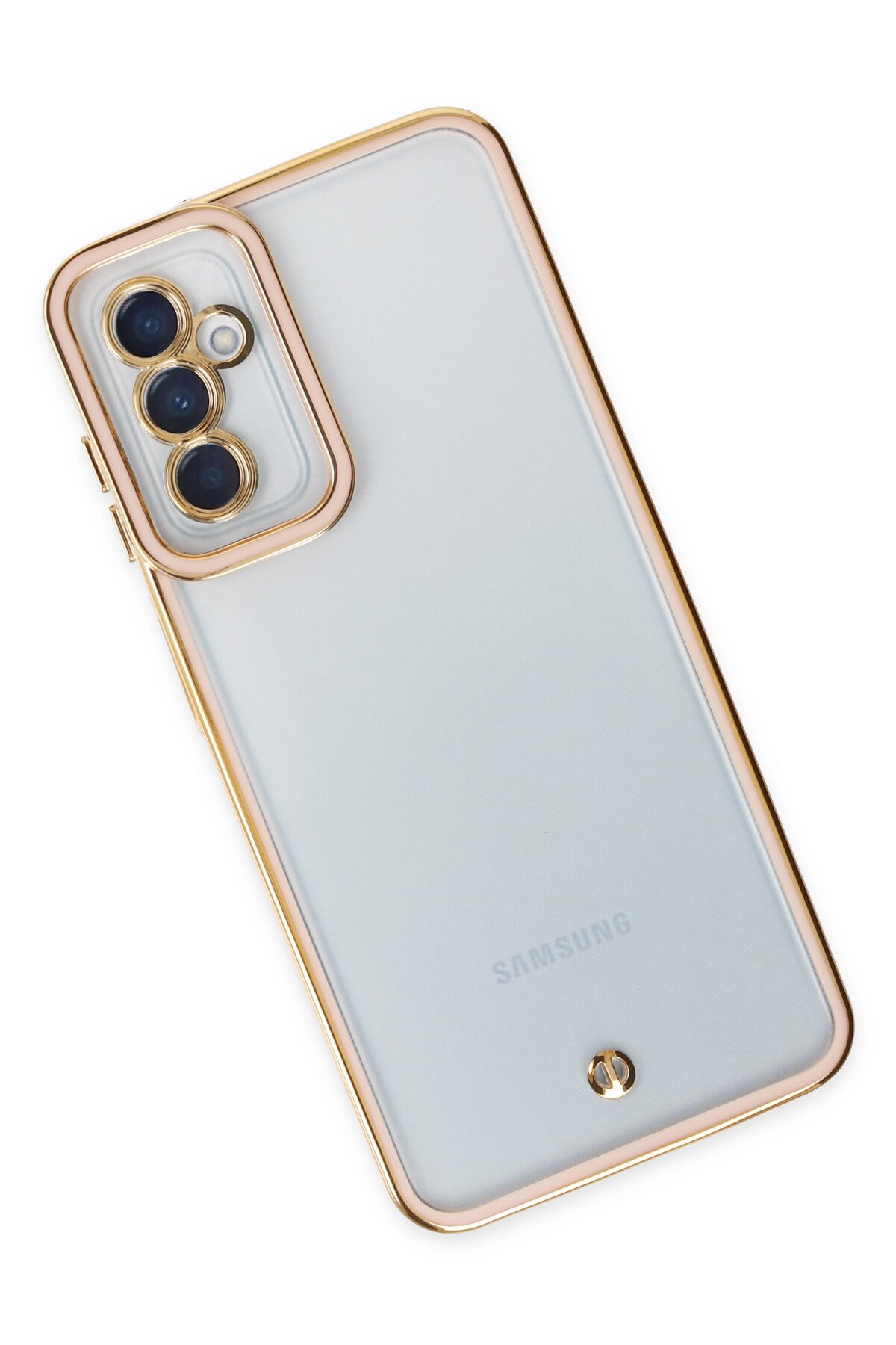 Newface Samsung Galaxy M23 Kılıf Liva Lens Silikon - Mavi