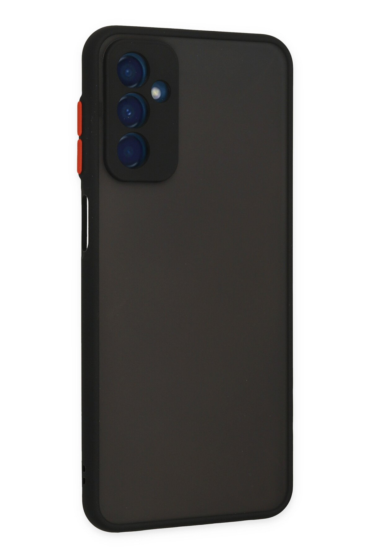 Newface Samsung Galaxy M23 Kılıf Glass Kapak - Beyaz