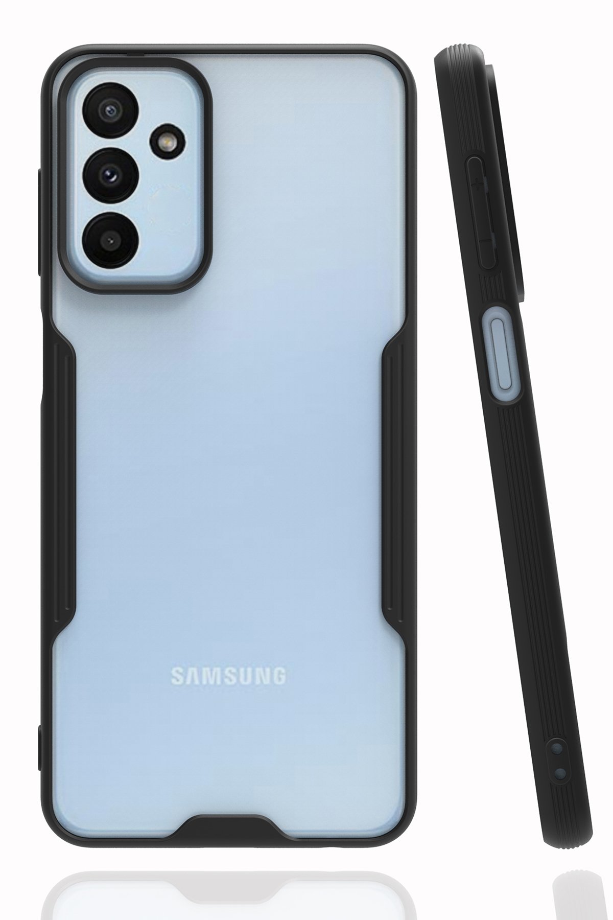 Newface Samsung Galaxy M13 Kılıf Platin Silikon - Yeşil