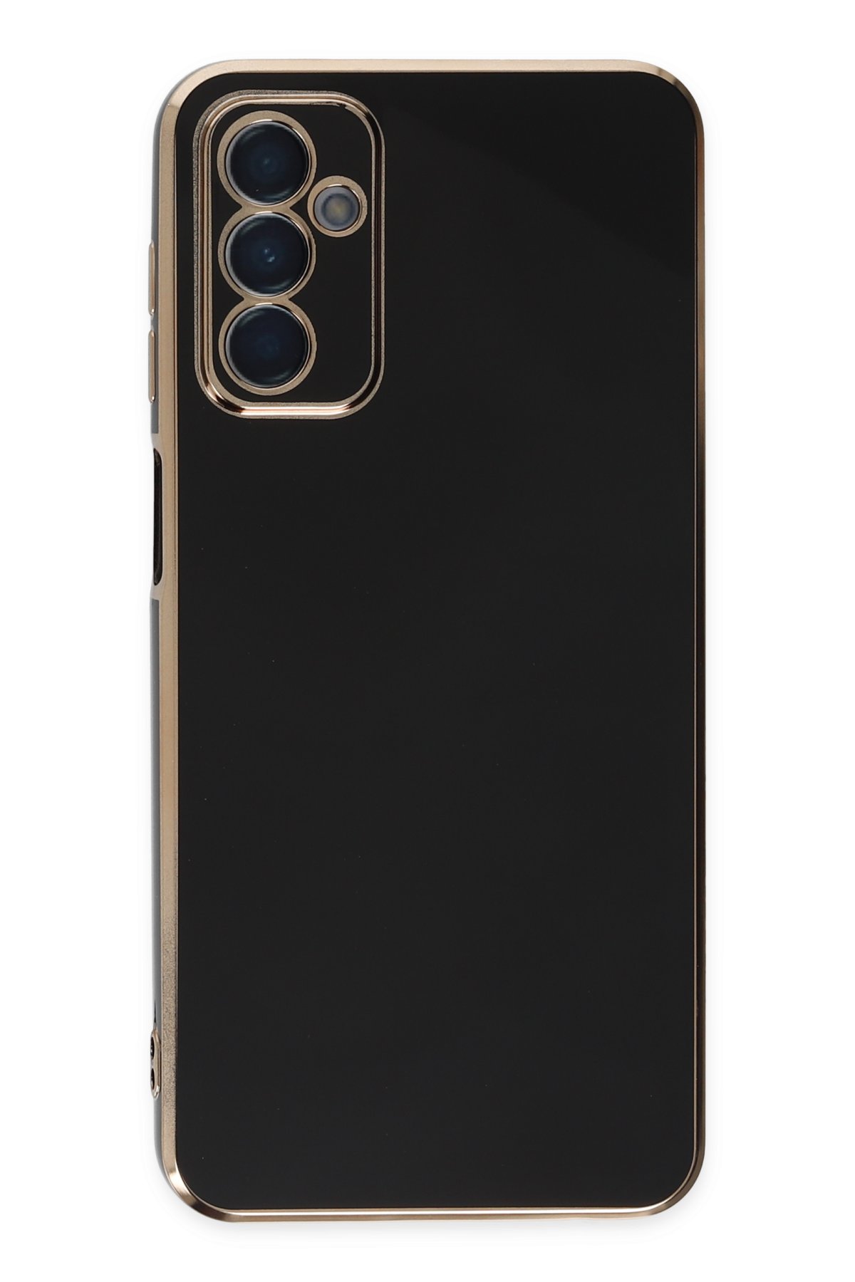 Newface Samsung Galaxy M23 Kılıf Pars Lens Yüzüklü Silikon - Siyah
