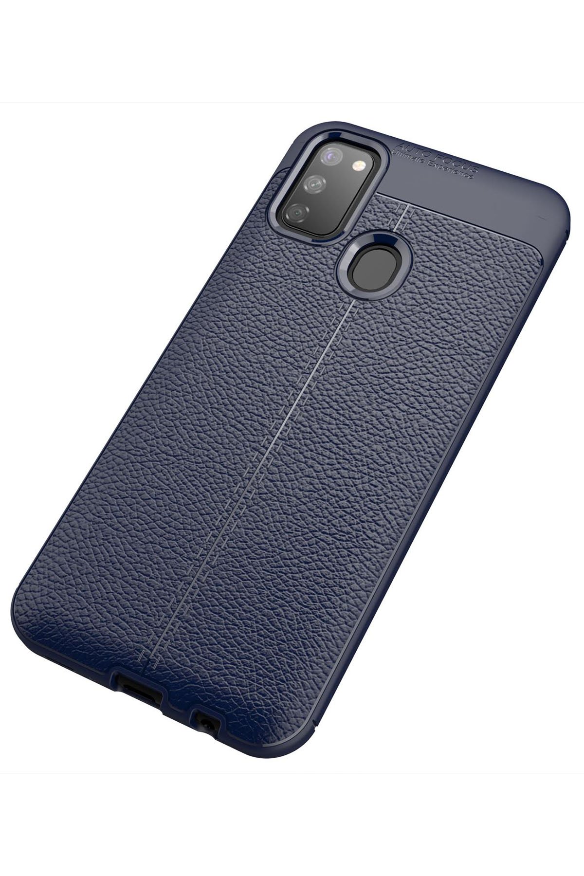 Newface Samsung Galaxy M30S Kılıf Nano içi Kadife  Silikon - Kırmızı