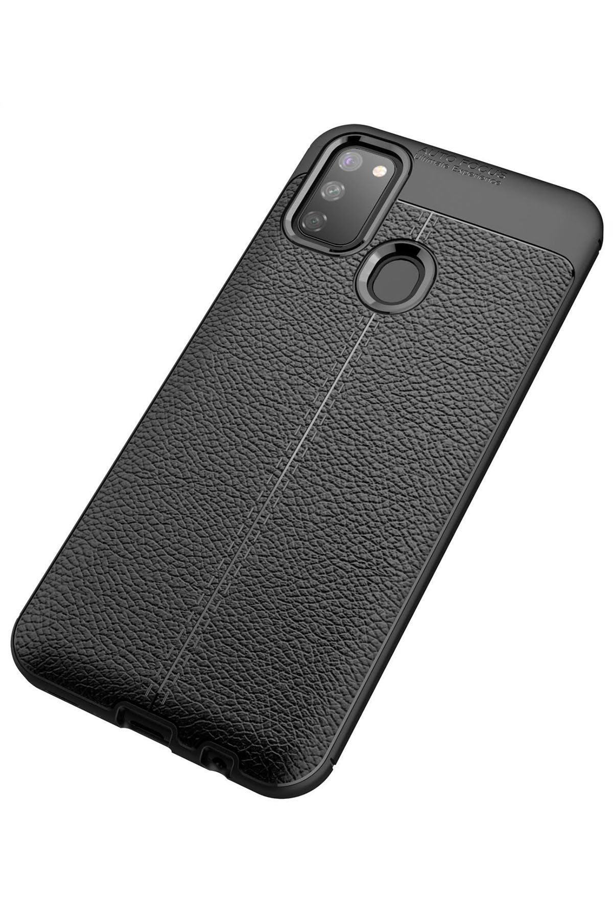 Newface Samsung Galaxy M30S Kılıf Nano içi Kadife  Silikon - Kırmızı