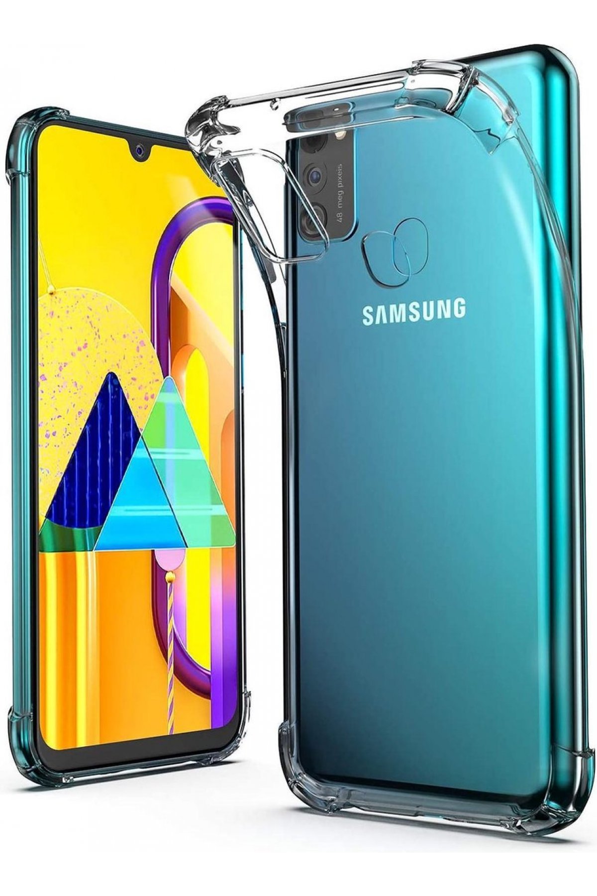 Newface Samsung Galaxy M30S Kılıf Marvel Yüzüklü Silikon - Pembe