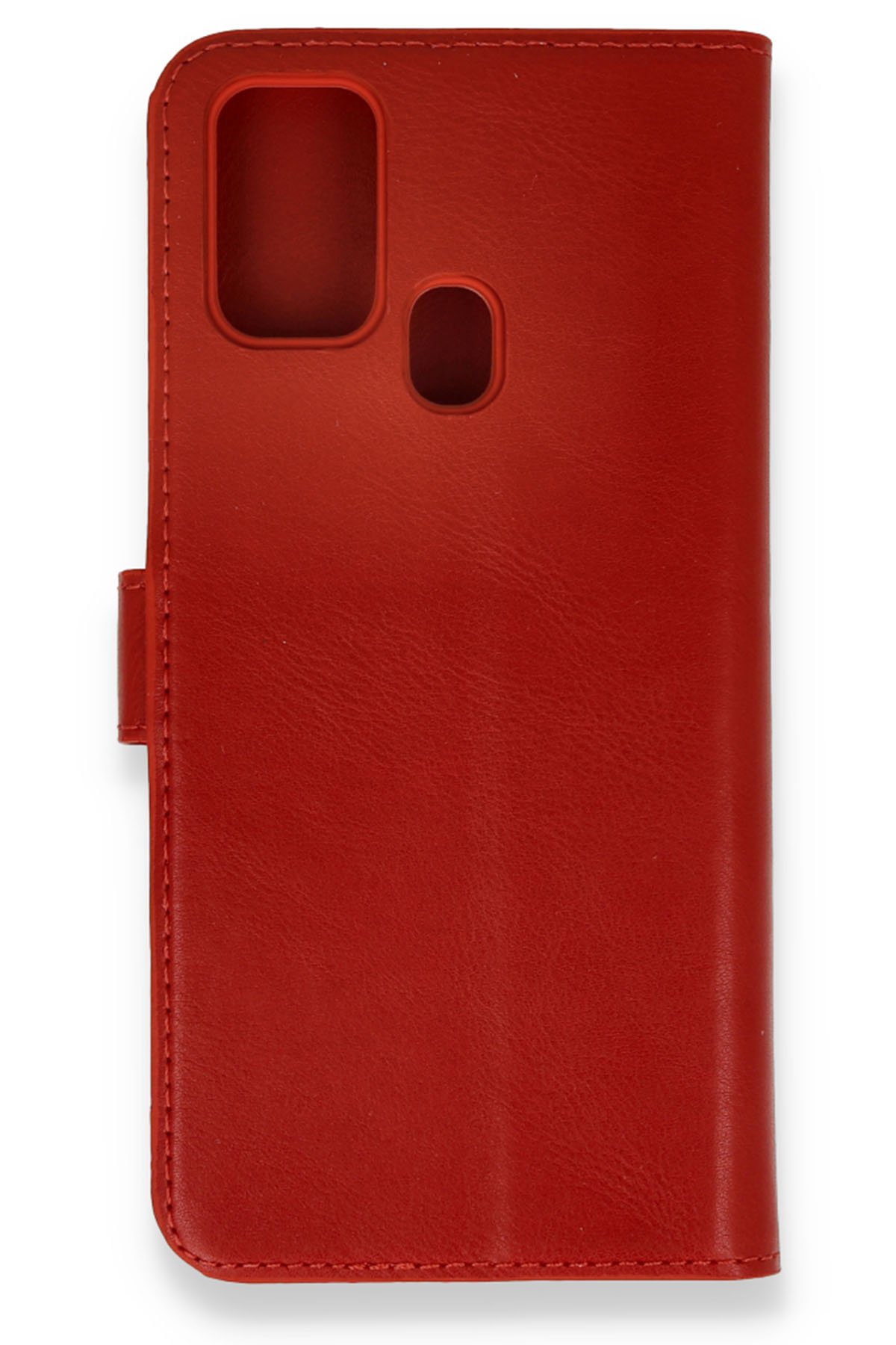 Newface Samsung Galaxy M21 Kılıf Auto Focus Kapak - Kırmızı