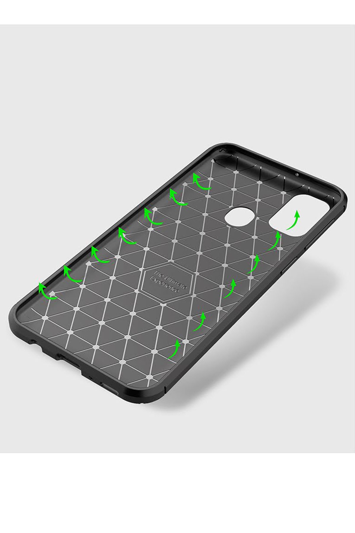 Newface Samsung Galaxy M31 Kılıf Montreal Yüzüklü Silikon Kapak - Sarı