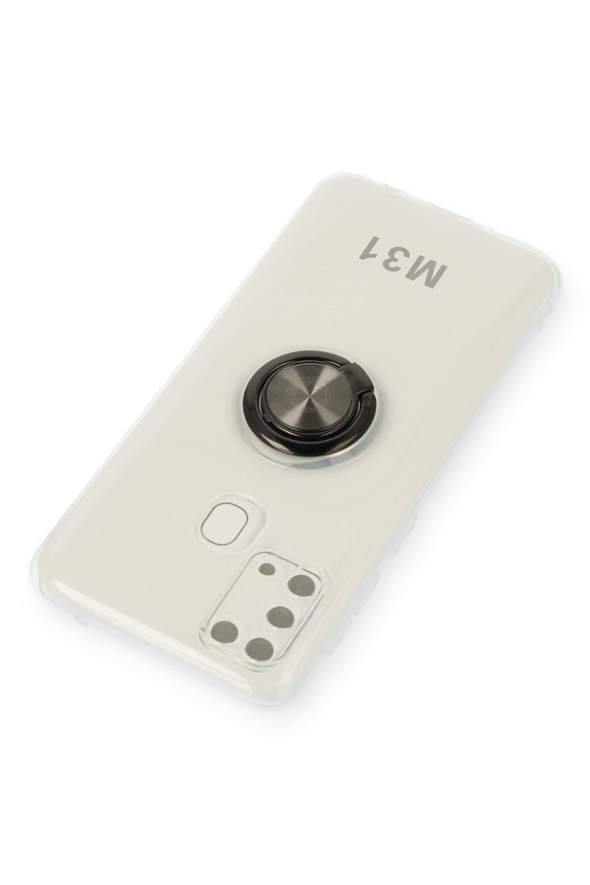 Newface Samsung Galaxy M31 Kılıf Miami Şeffaf Silikon - Lacivert