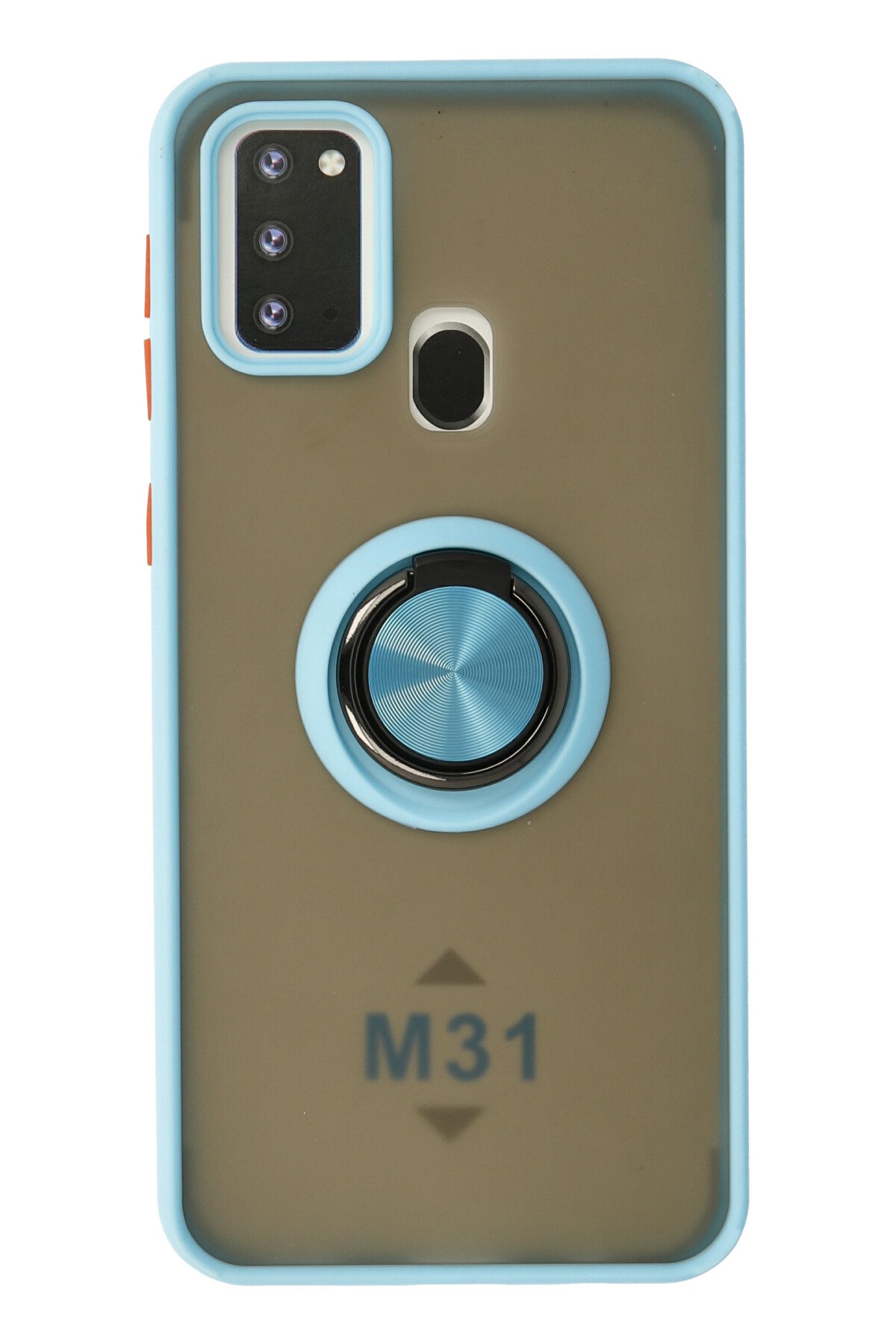 Newface Samsung Galaxy M31 Kılıf Platin Silikon - Pembe