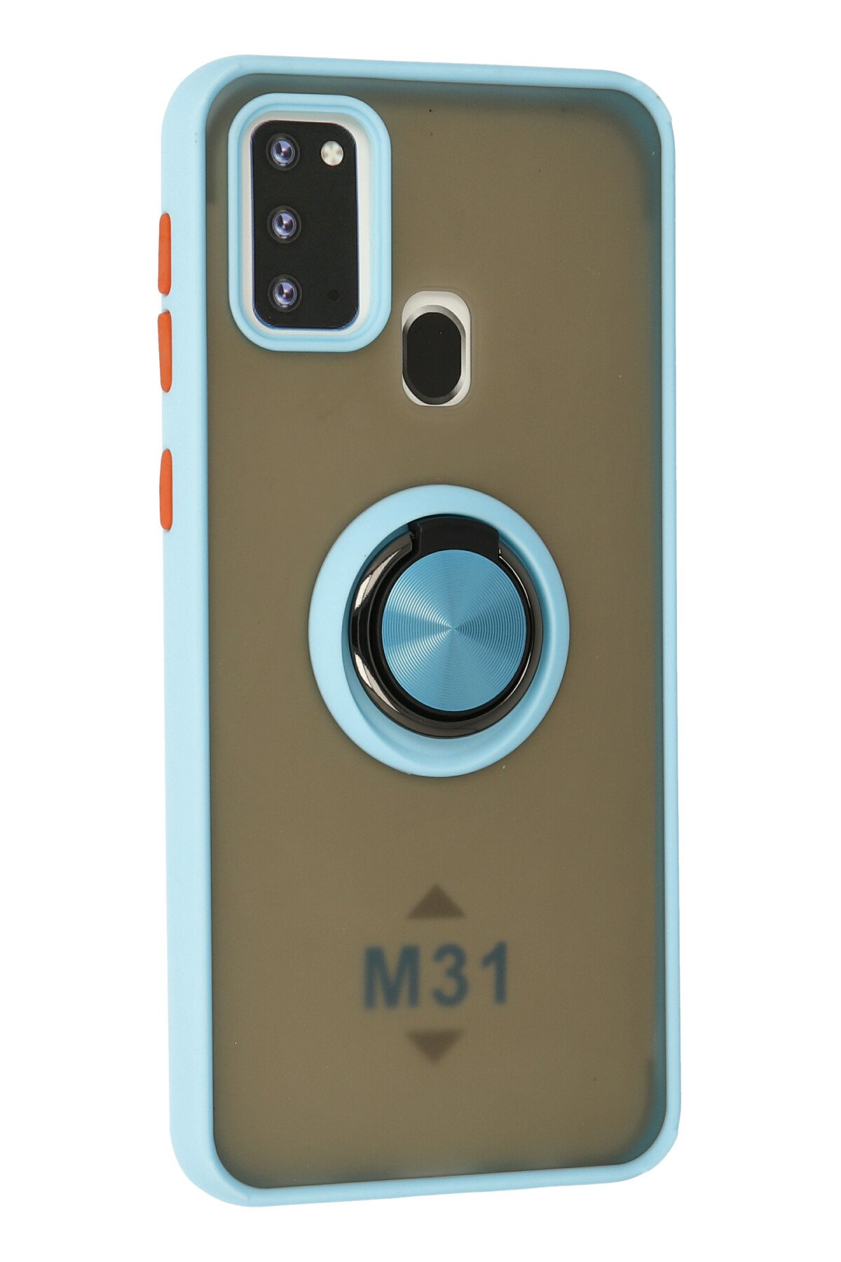 Newface Samsung Galaxy M31 Kılıf Platin Silikon - Pembe