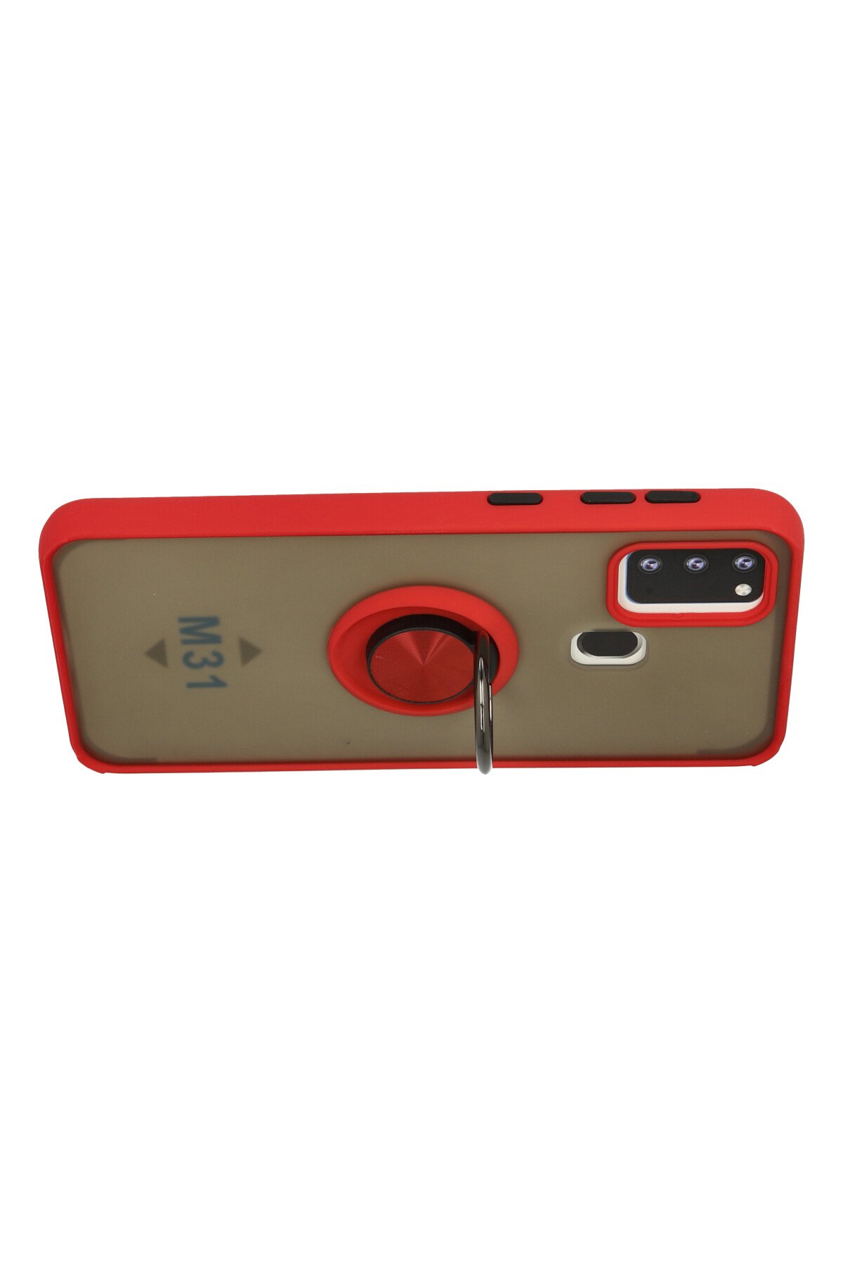 Newface Samsung Galaxy M31 Kılıf Lüx Çift Renkli Silikon - Turkuaz