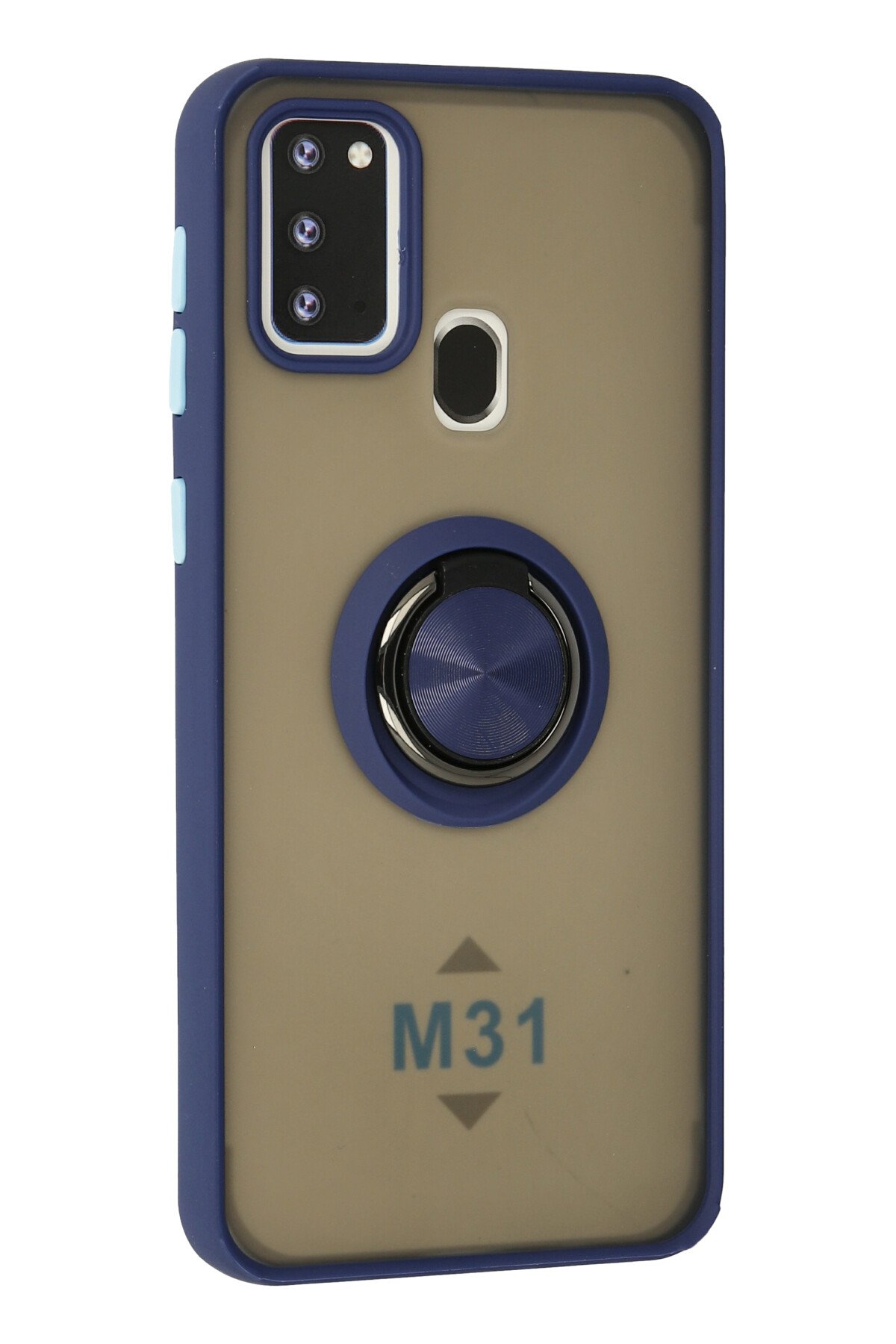 Newface Samsung Galaxy M31 Kılıf Platin Silikon - Pembe