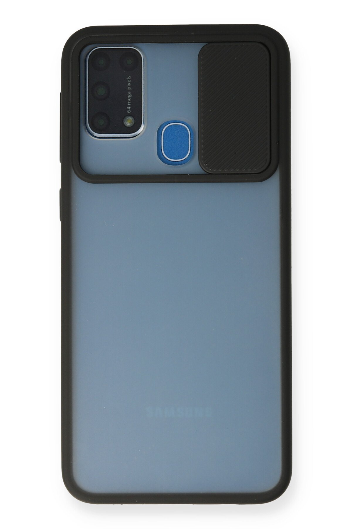 Newface Samsung Galaxy M31 Kılıf Sofya Yüzüklü Silikon Kapak - Yeşil