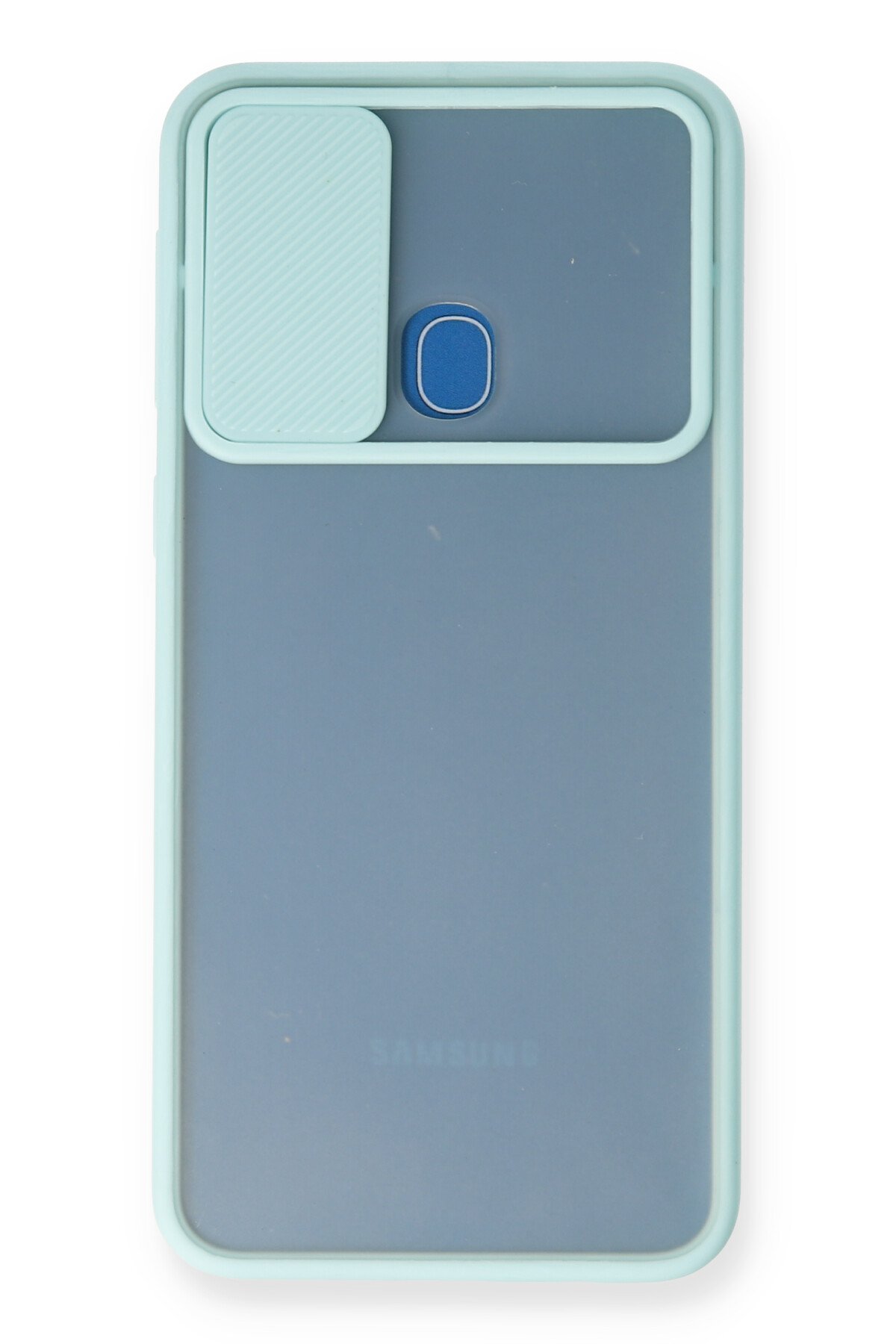 Newface Samsung Galaxy M31 Kılıf Zegna Yüzüklü Silikon Kapak - Gümüş