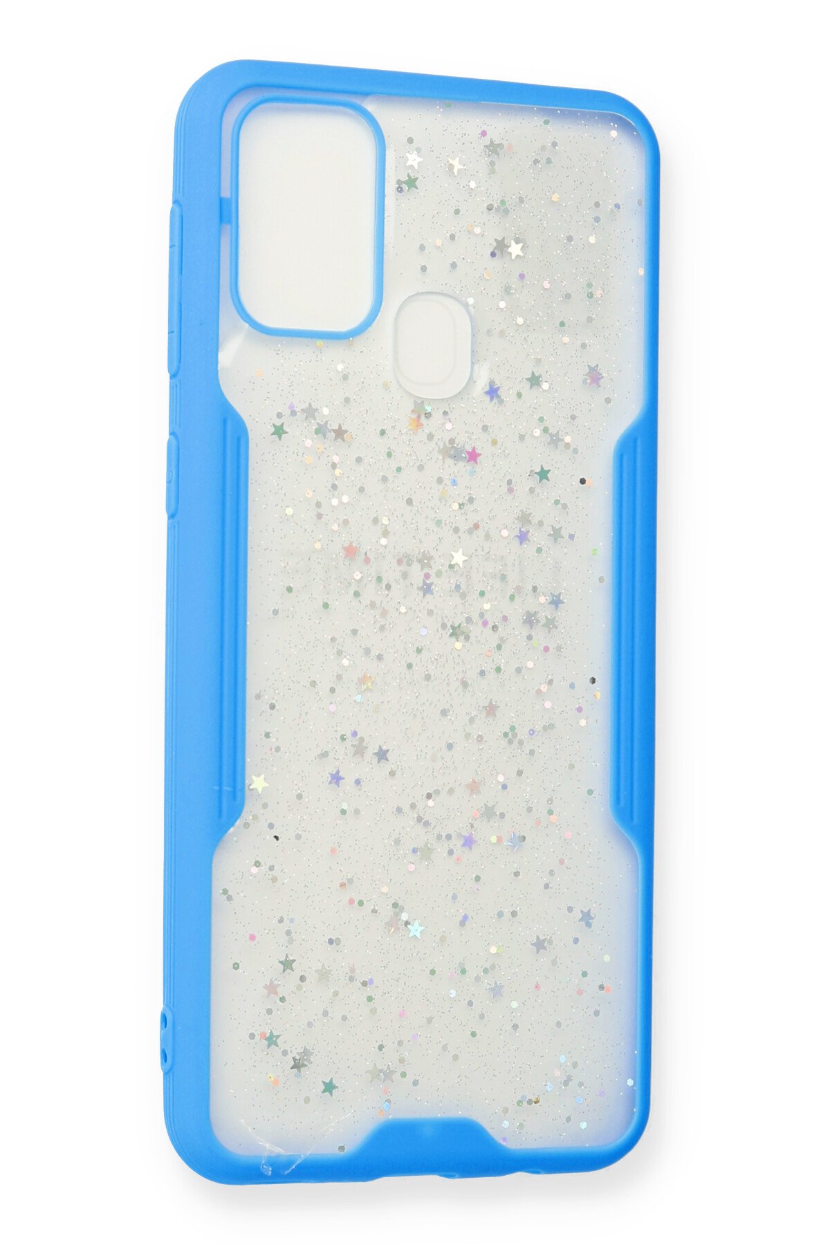 Newface Samsung Galaxy M31 Kılıf Miami Şeffaf Silikon - Lila