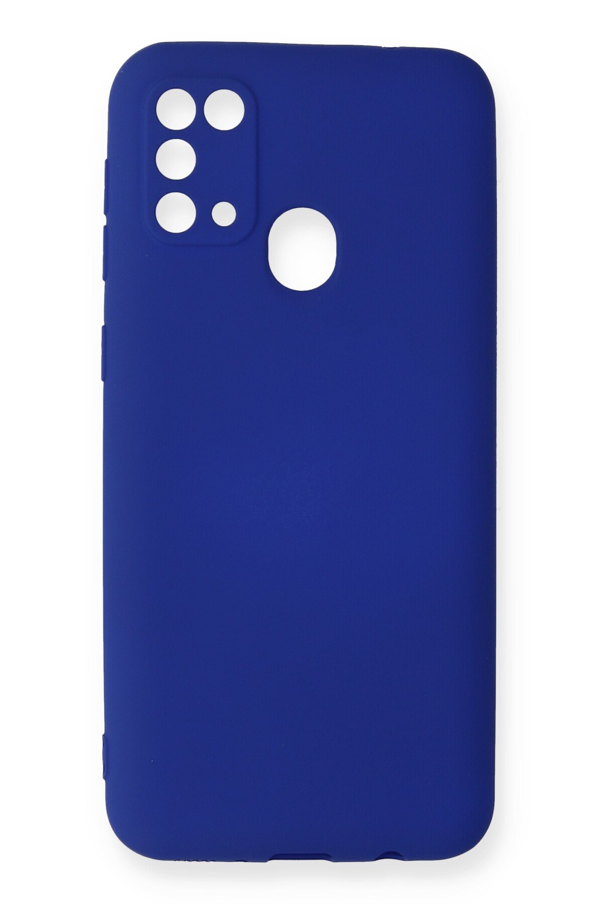 Newface Samsung Galaxy M31 Kılıf Nano içi Kadife Silikon - Koyu Turuncu
