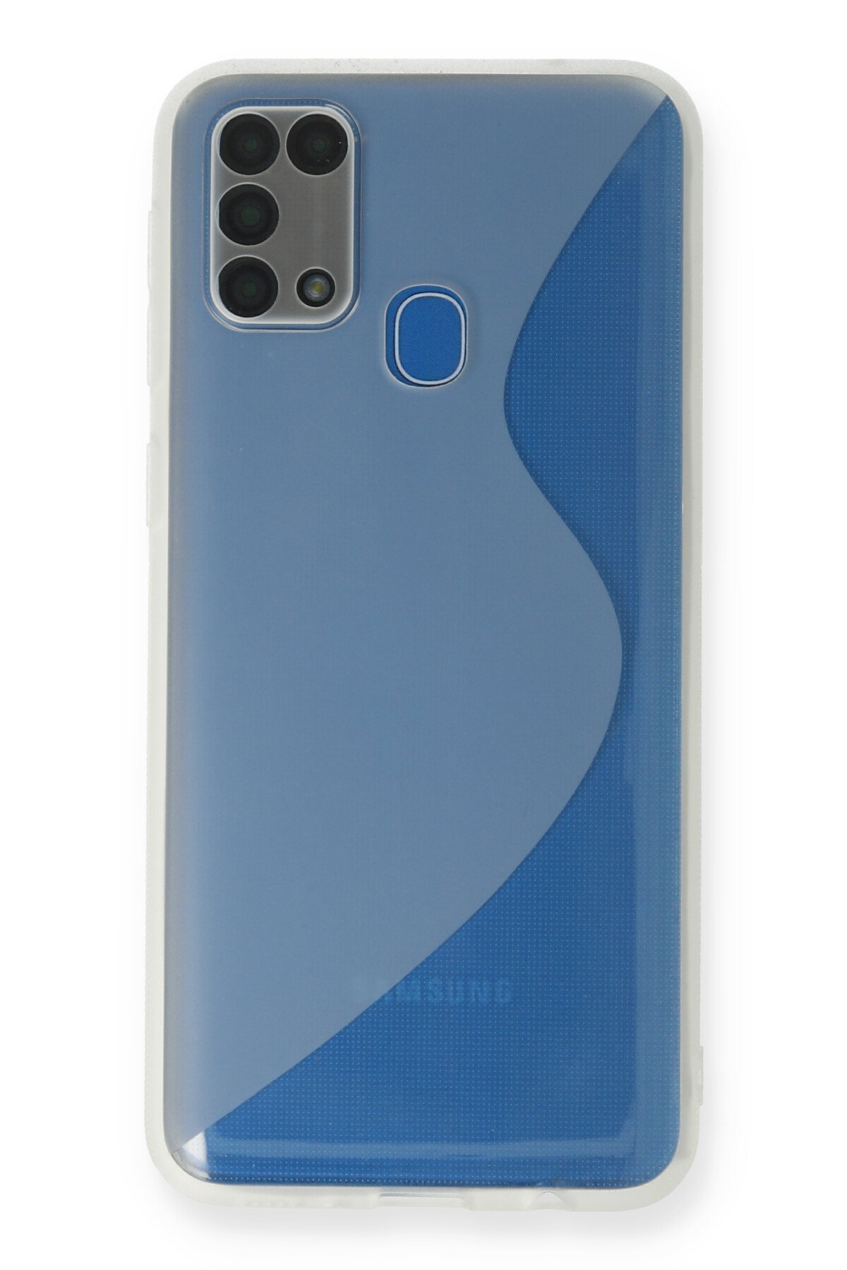 Newface Samsung Galaxy M31 Kılıf First Silikon - Kırmızı