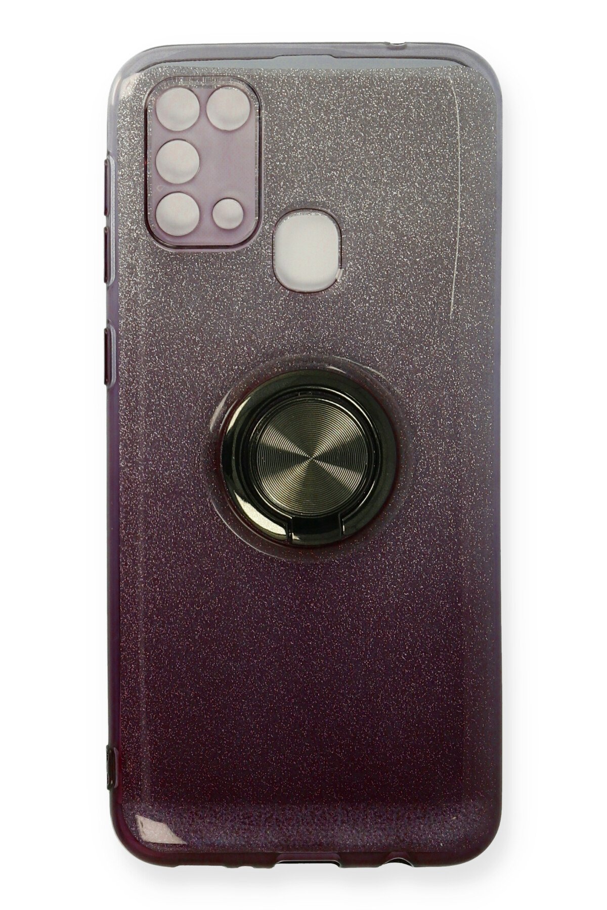 Newface Samsung Galaxy M31 Kılıf Nano içi Kadife Silikon - Kırmızı