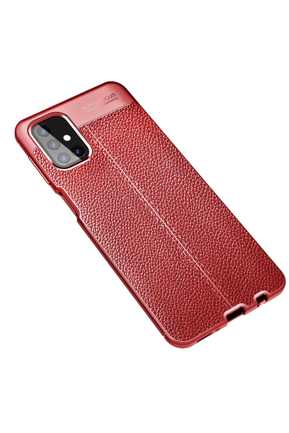 Newface Samsung Galaxy M31S Kılıf Zegna Yüzüklü Silikon Kapak - Rose