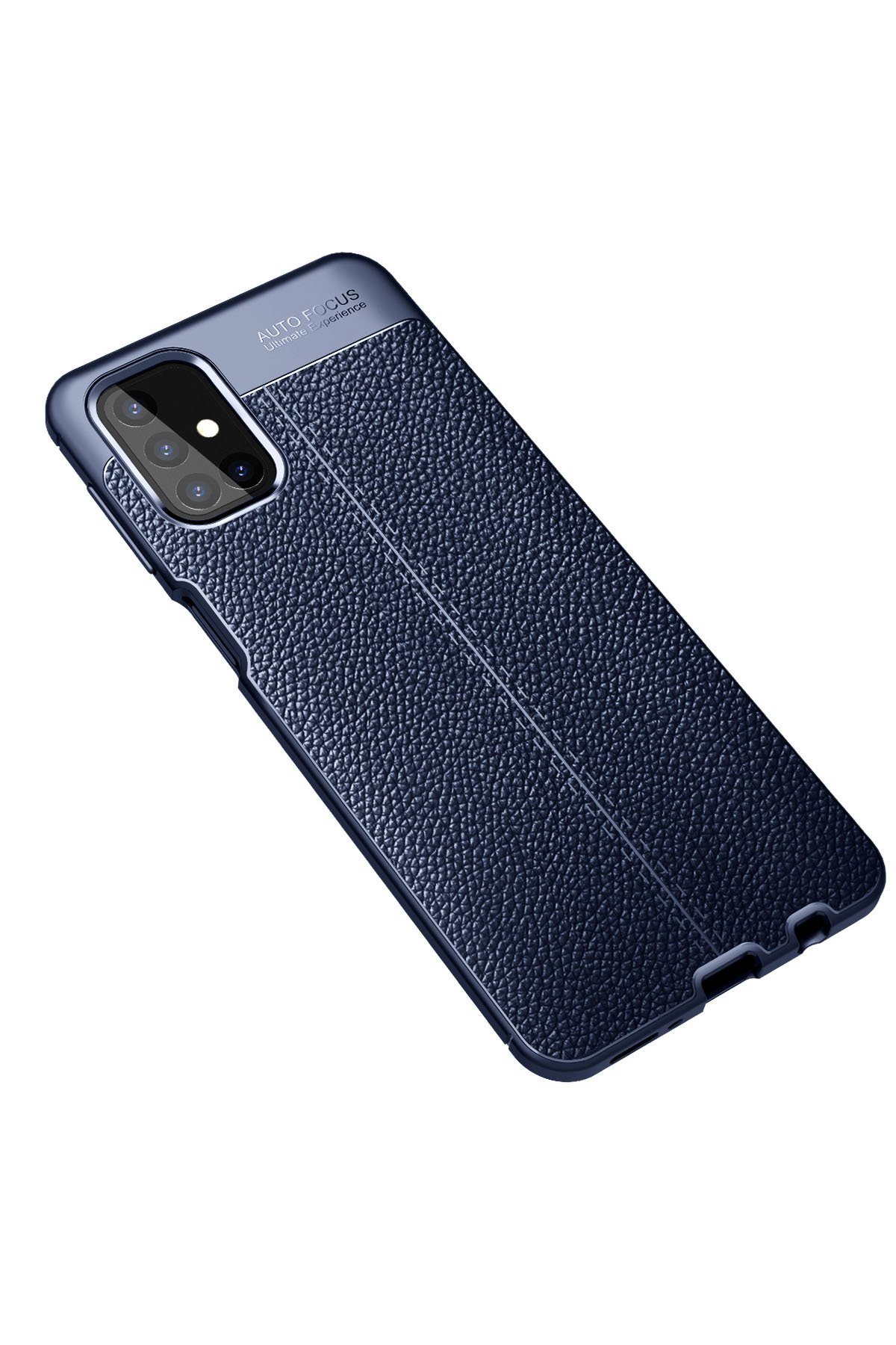 Newface Samsung Galaxy M31S Kılıf Montreal Yüzüklü Silikon Kapak - Siyah