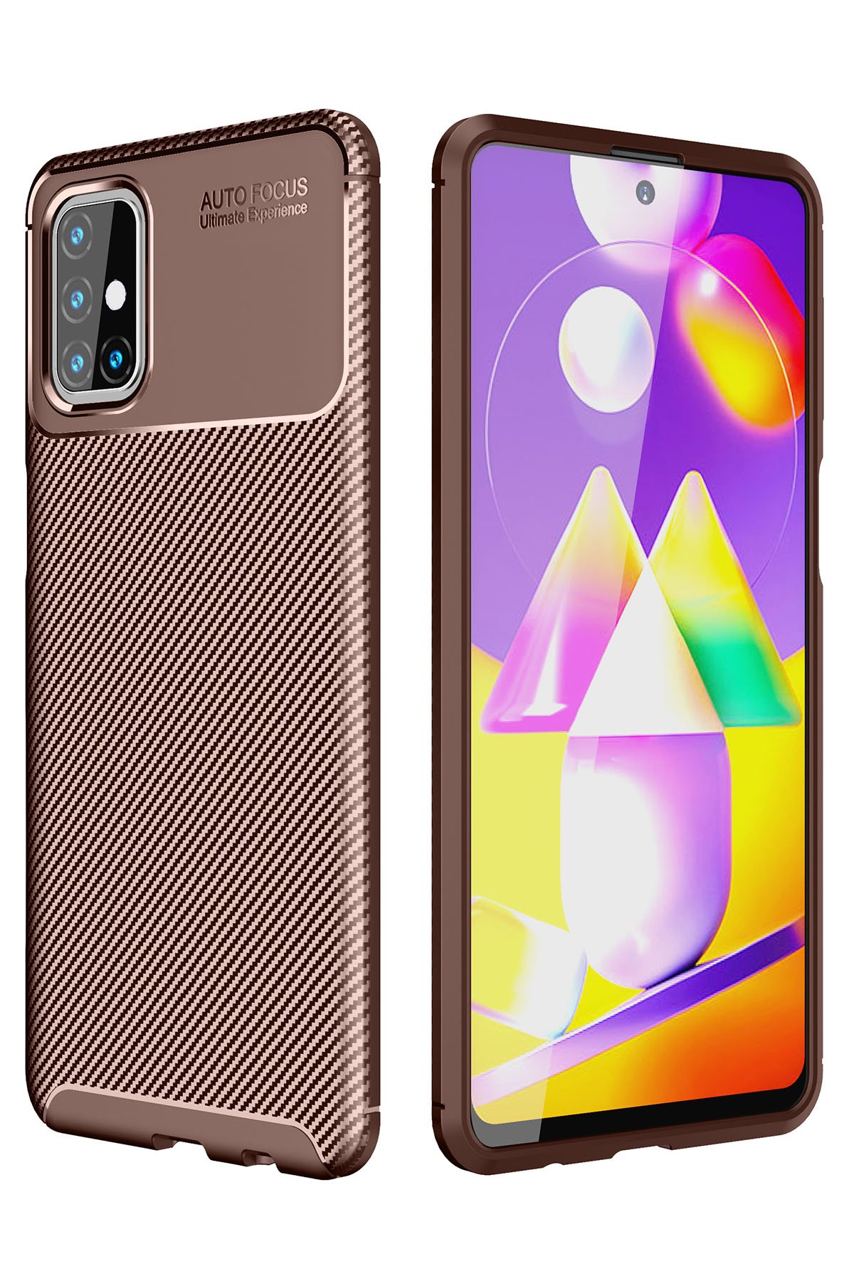 Newface Samsung Galaxy M31S Kılıf S Silikon - Şeffaf
