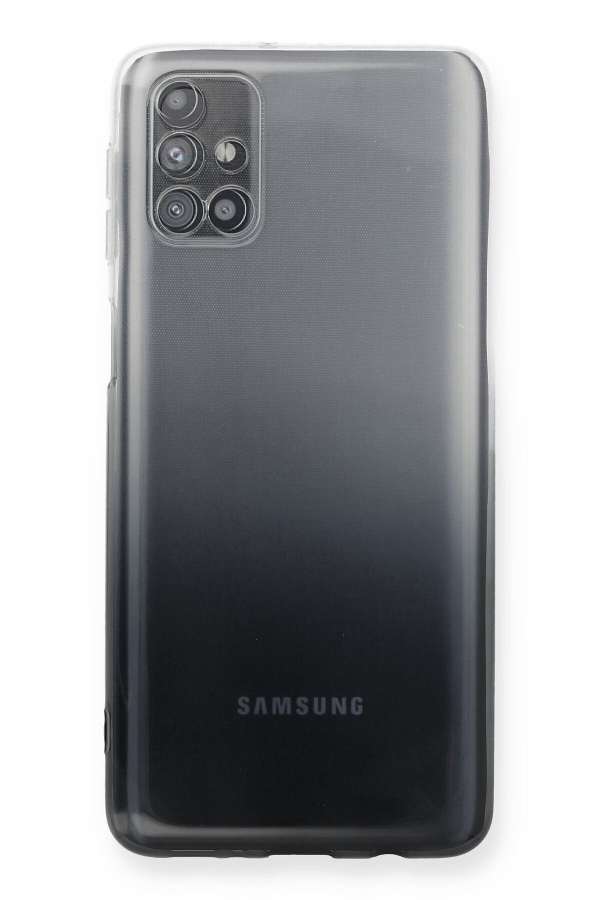 Newface Samsung Galaxy M31S Kılıf Platin Silikon - Lacivert
