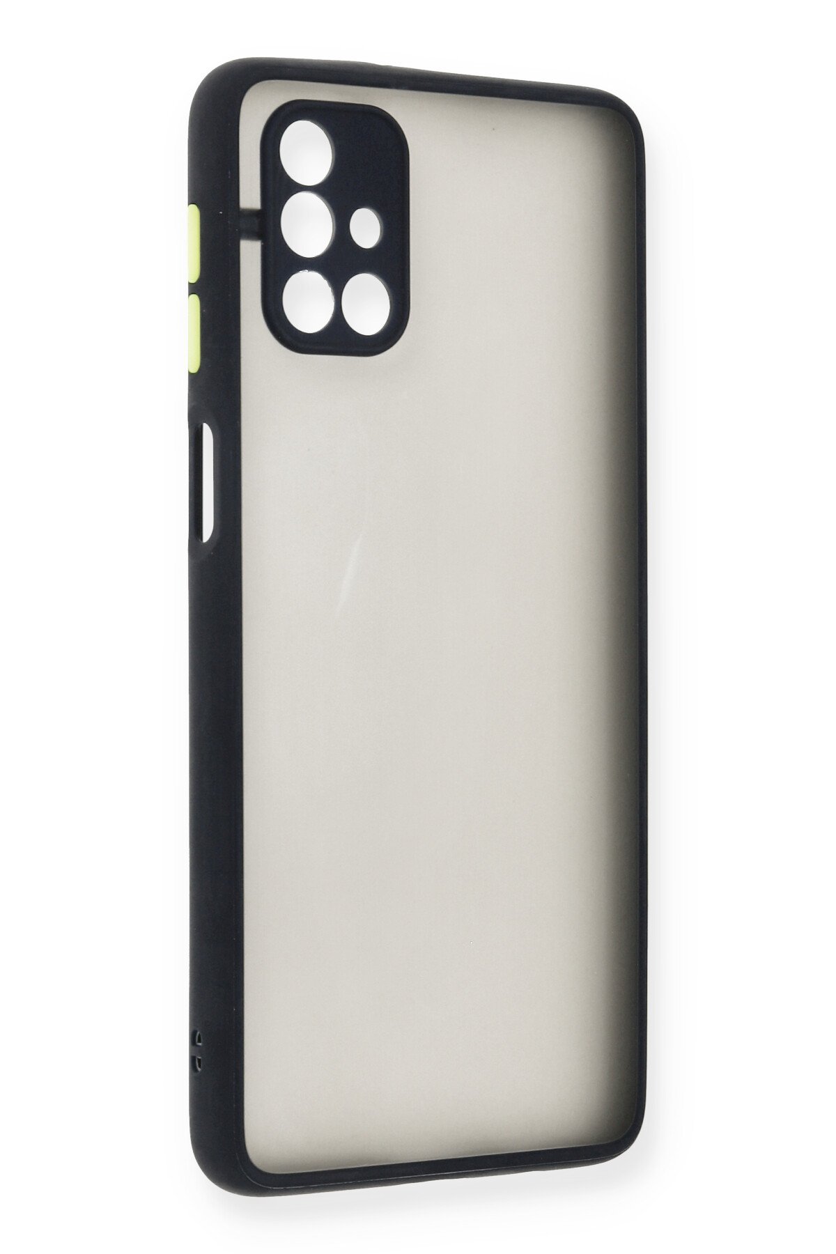 Newface Samsung Galaxy M31S Kılıf Auto Focus Karbon Kapak - Lacivert