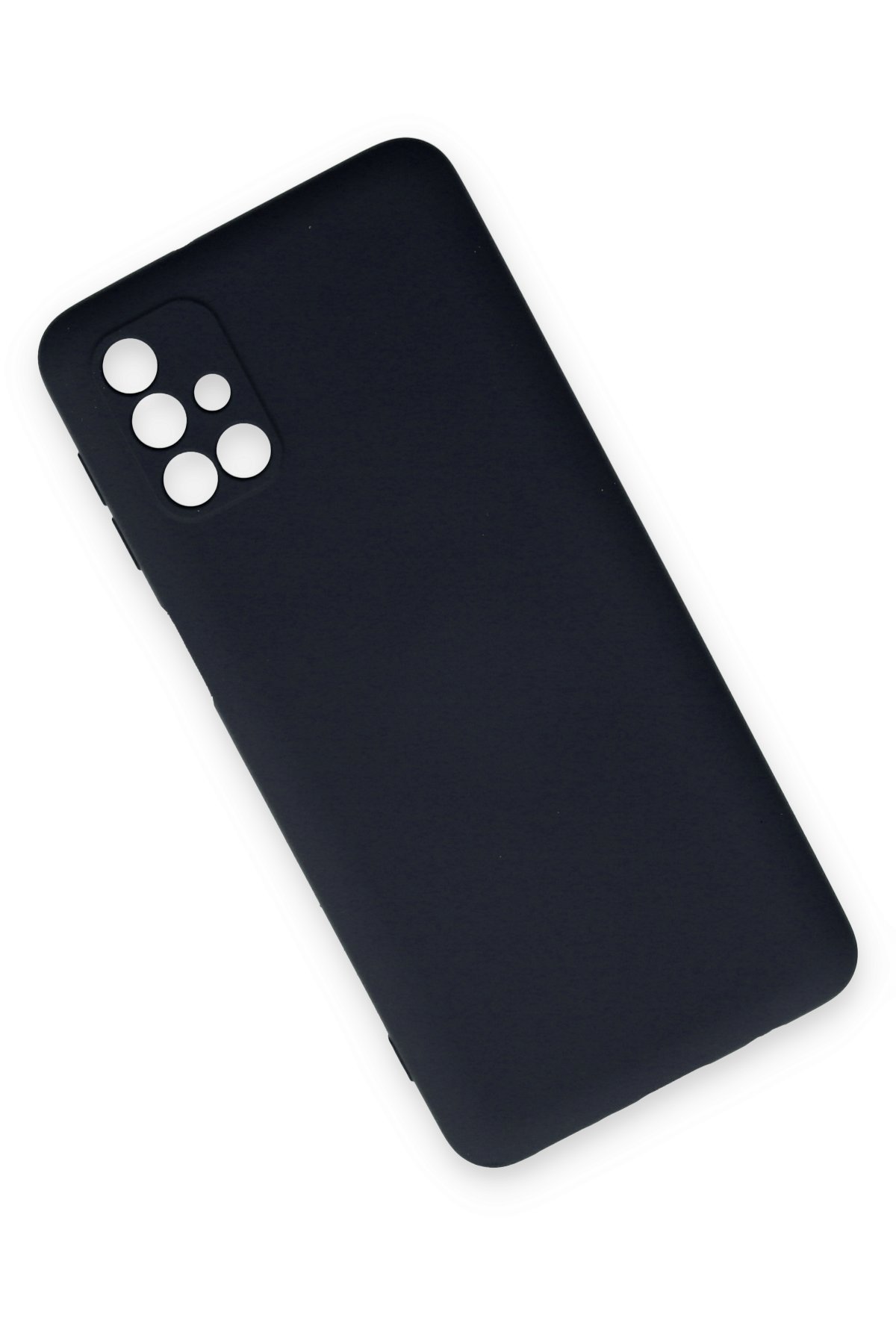 Newface Samsung Galaxy M31S Kılıf Range Yüzüklü Silikon - Siyah-Gold