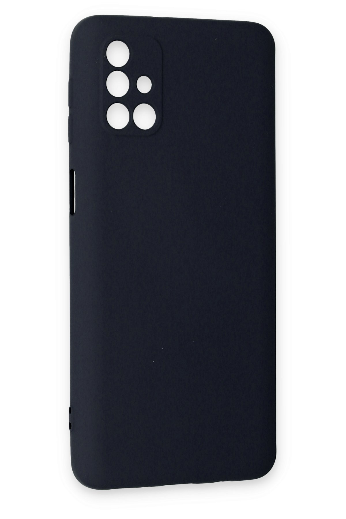 Newface Samsung Galaxy M31S Kılıf Range Yüzüklü Silikon - Siyah-Gold