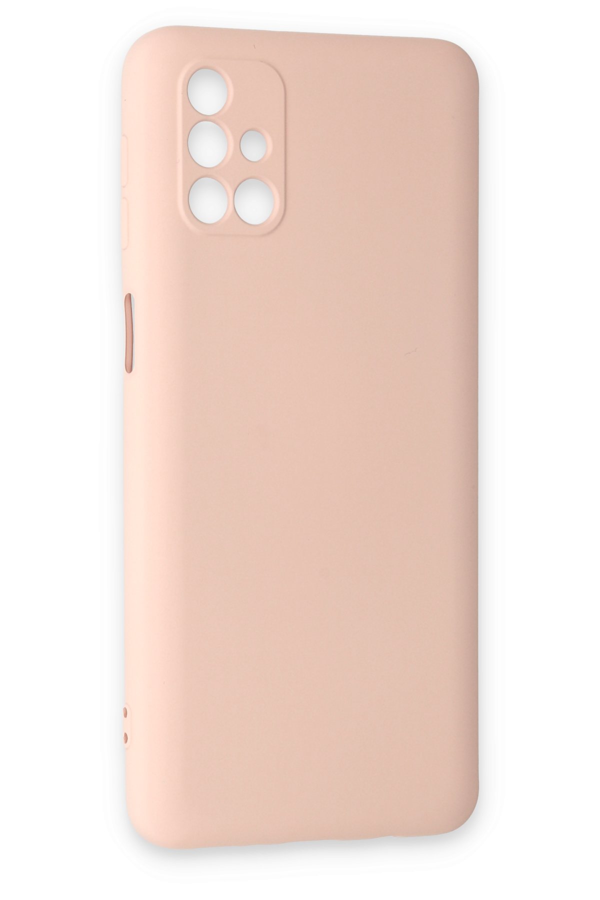 Newface Samsung Galaxy M31S Kılıf Auto Focus Karbon Kapak - Kahverengi