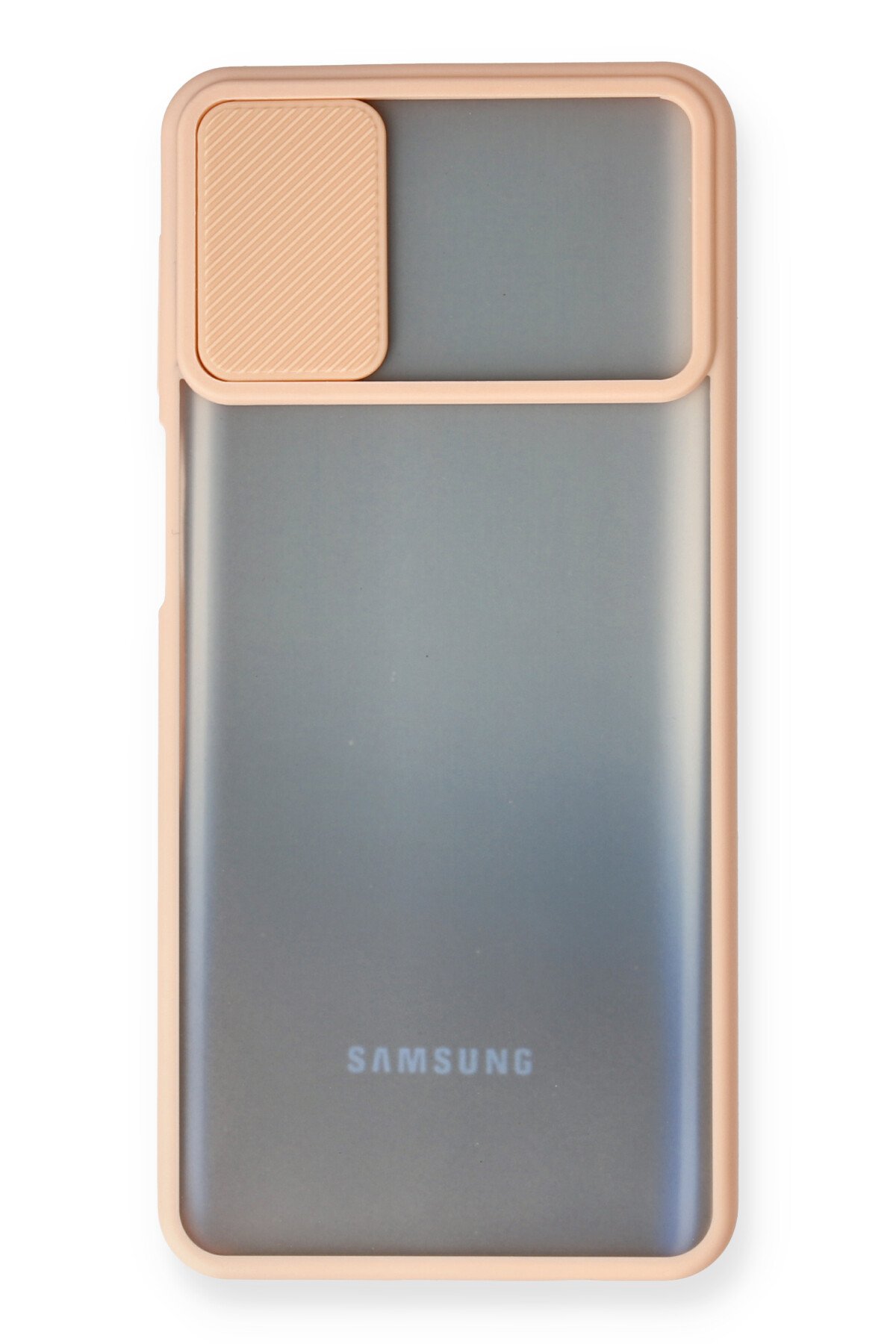 Newface Samsung Galaxy M31S Kılıf Platin Silikon - Siyah