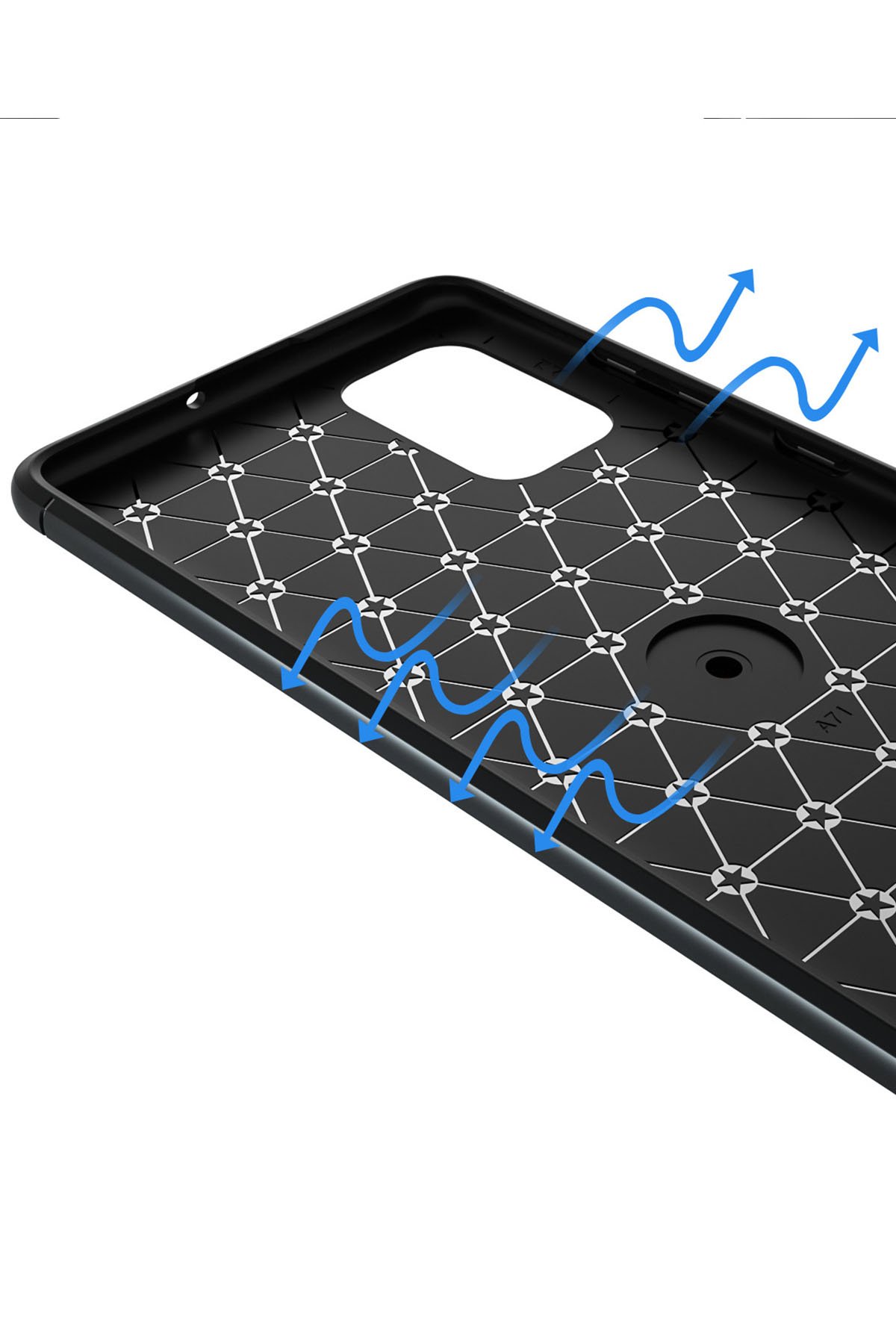 Newface Samsung Galaxy M31S Kılıf Sofya Yüzüklü Silikon Kapak - Gold