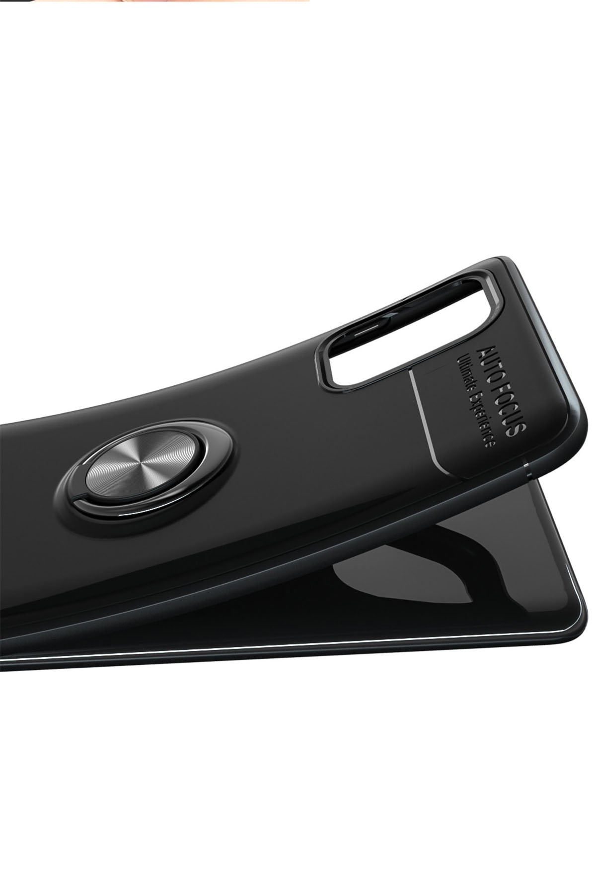 Newface Samsung Galaxy M31S Kılıf Nano içi Kadife Silikon - Turuncu