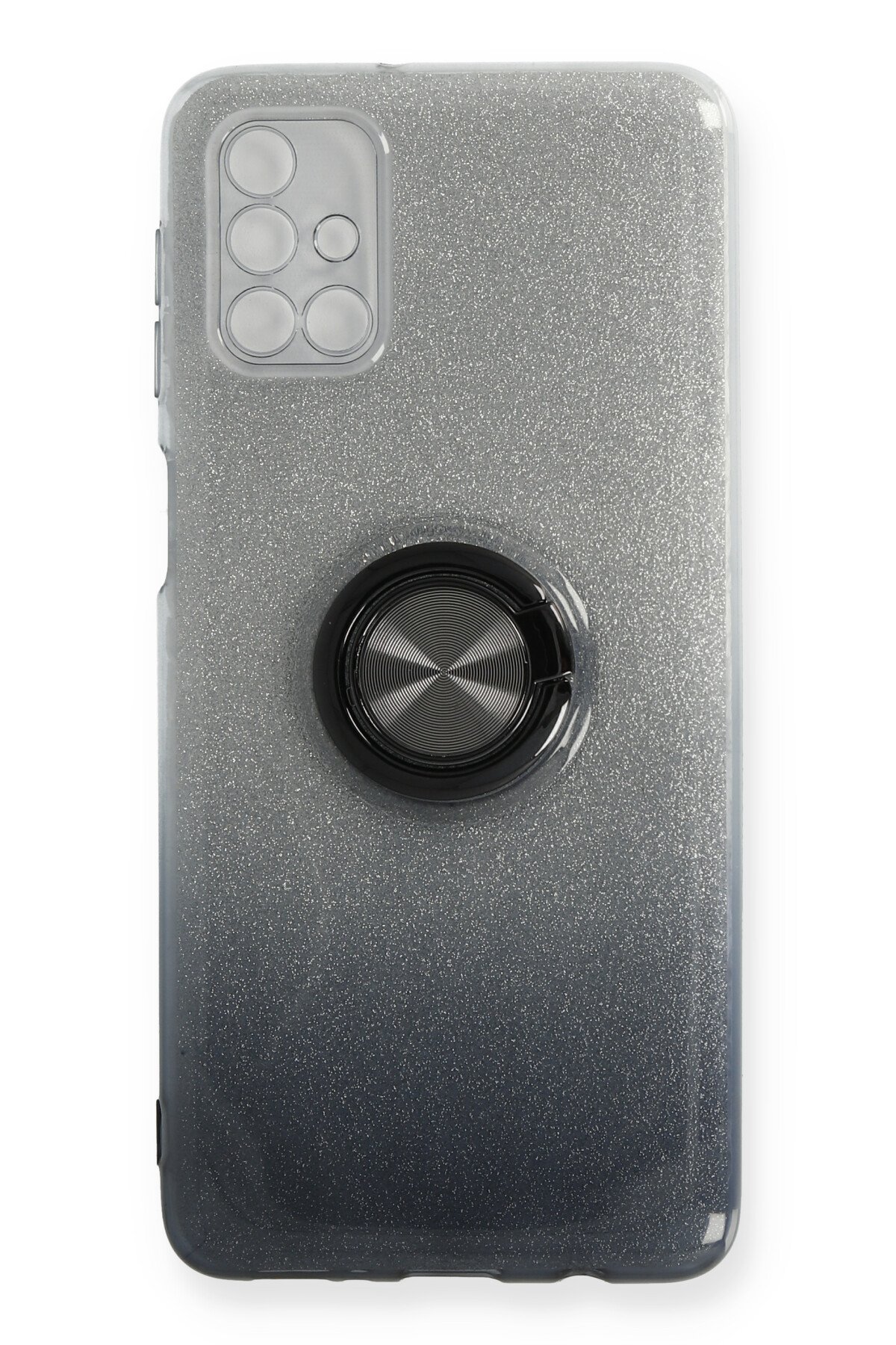 Newface Samsung Galaxy M31S Kılıf Lüx Çift Renkli Silikon - Mavi