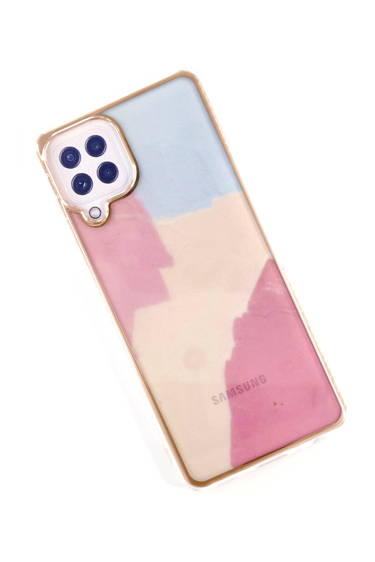 Newface Samsung Galaxy M32 Kılıf Dora Kapak - Pudra