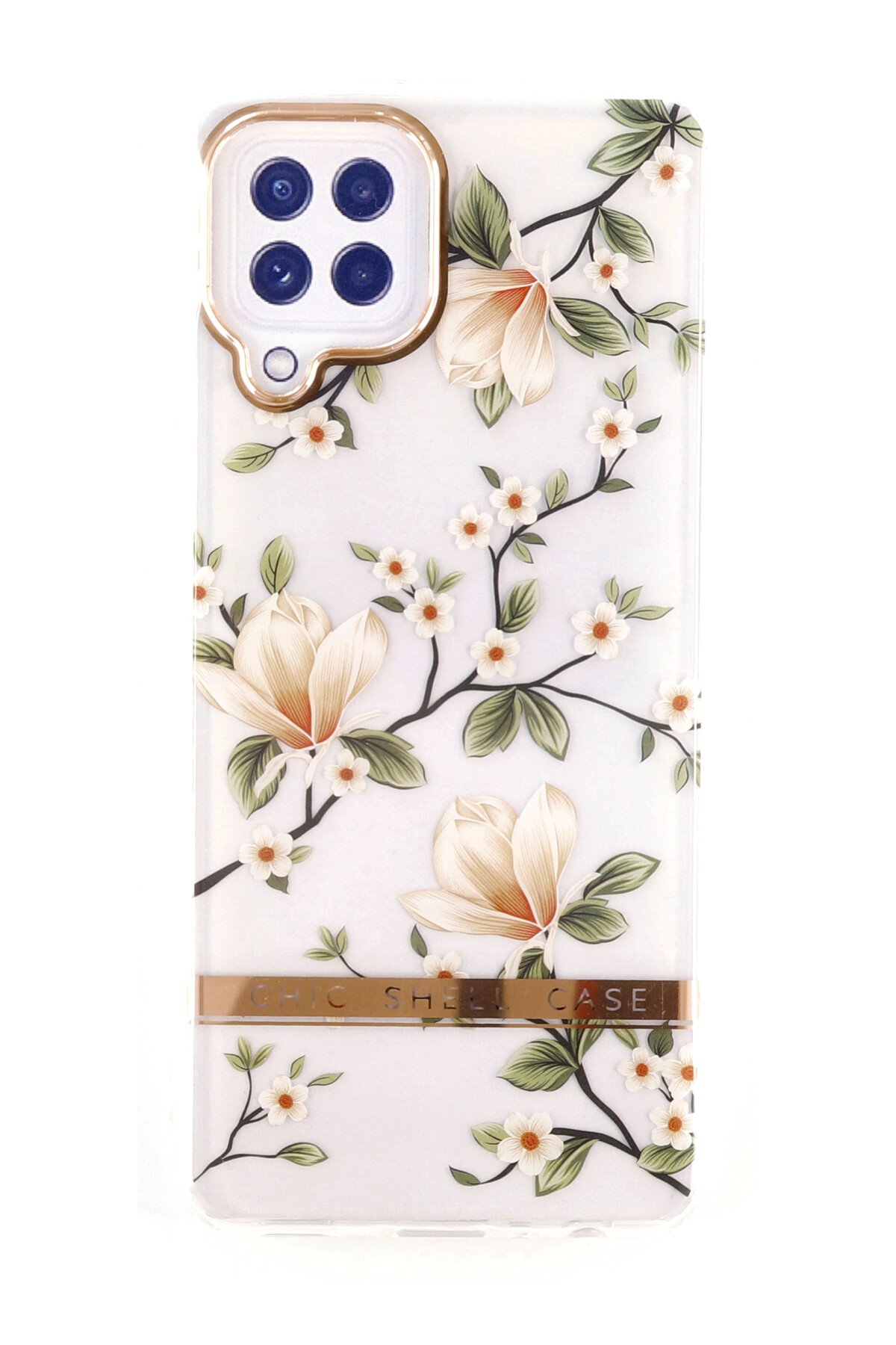 Newface Samsung Galaxy M32 Kılıf Palm Buzlu Kamera Sürgülü Silikon - Turkuaz