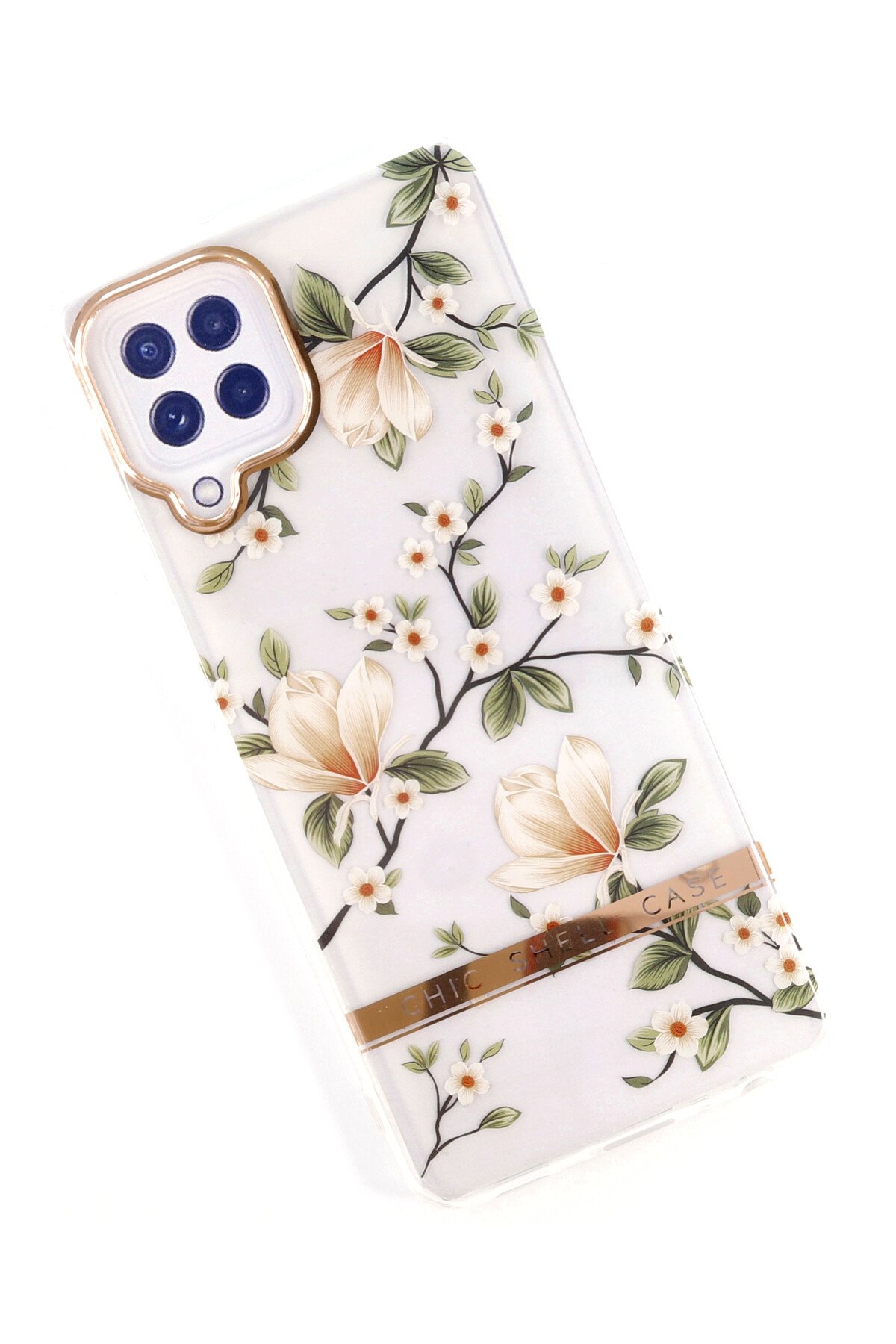 Newface Samsung Galaxy M32 Kılıf Palm Buzlu Kamera Sürgülü Silikon - Turkuaz